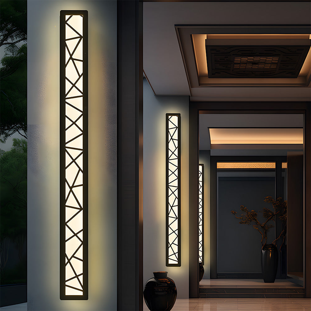 Blockshape Wall Light For Outside