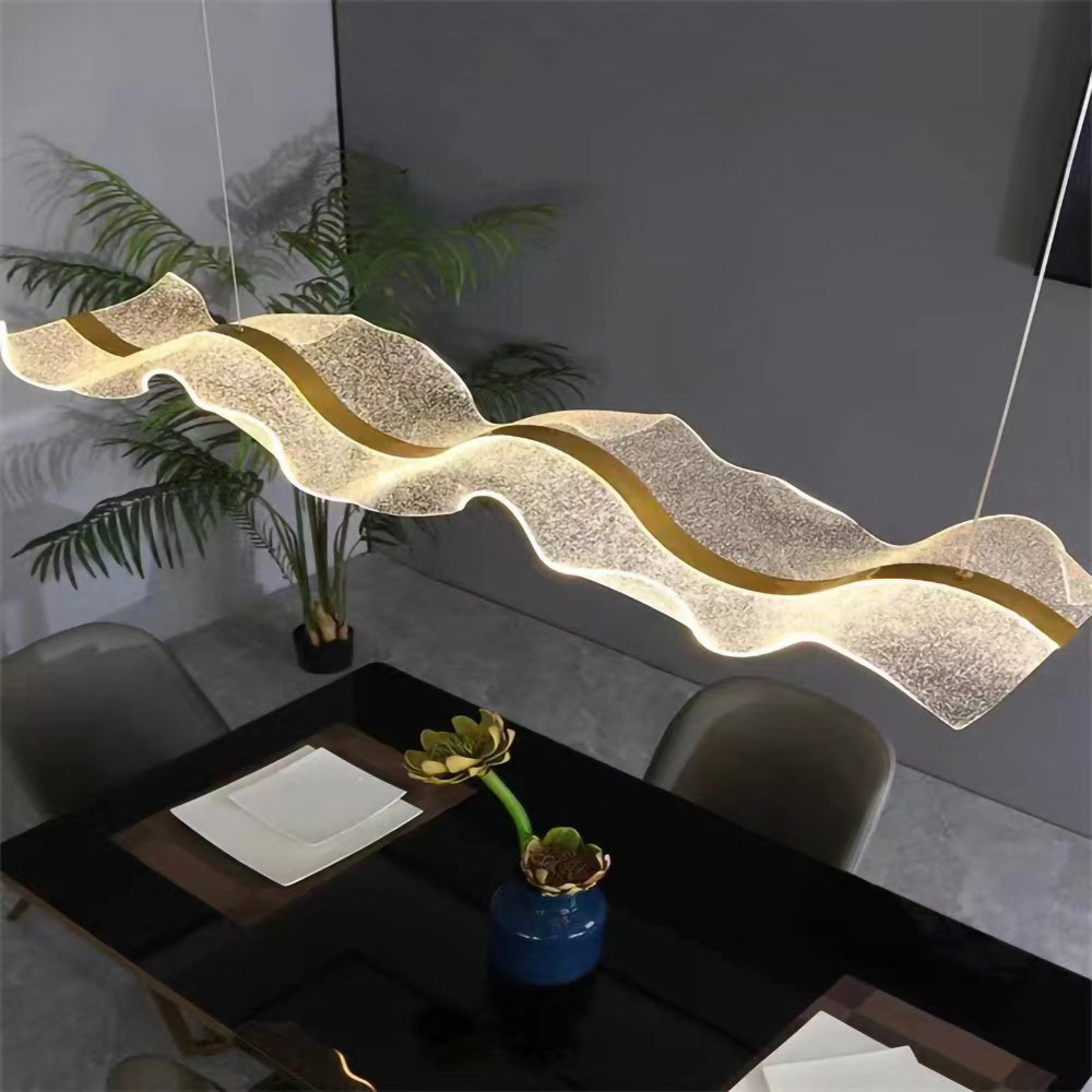 Wave Dome Pendant Light