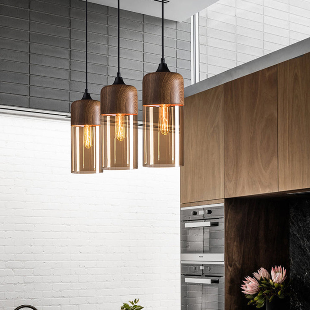 Lumetis Wooden Pendant Light