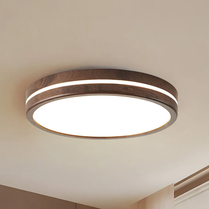 Zoulon Wooden Japandi Ceiling Light