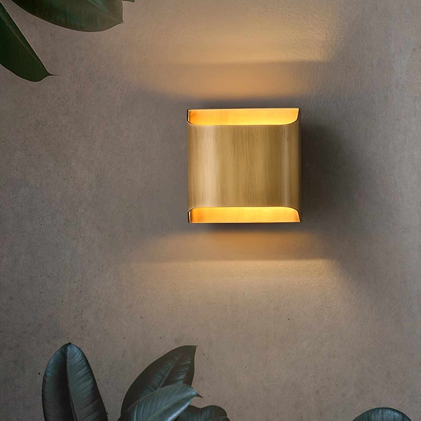 Lelo Brass Wall Light
