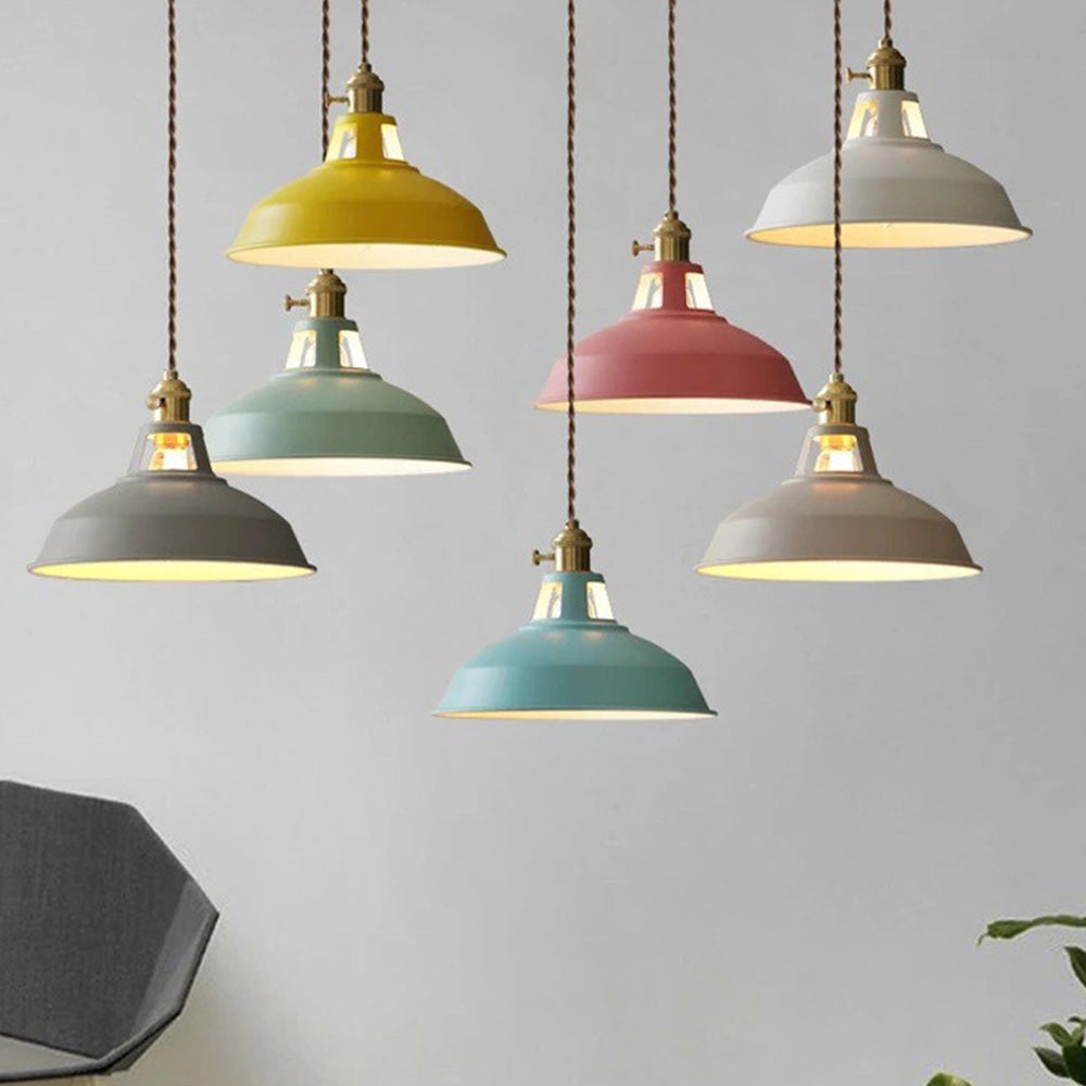 Cone Colourful Pendant Light