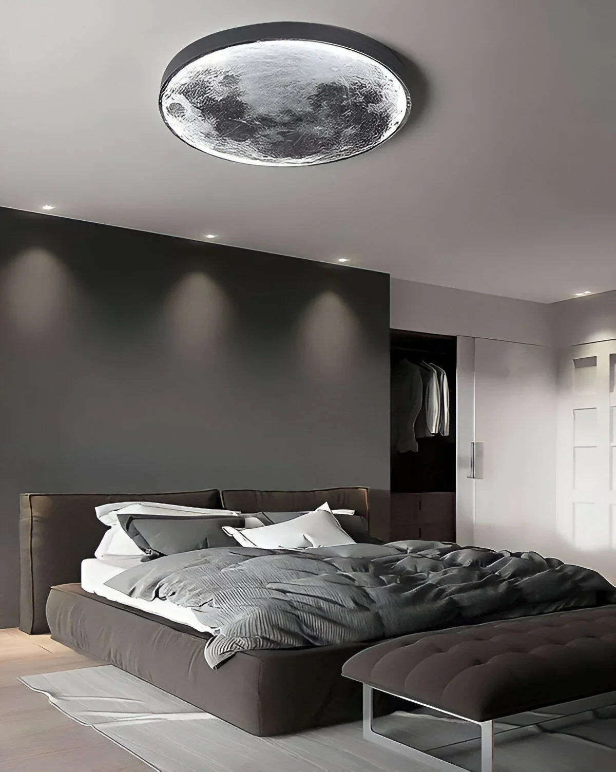 Eclipse Moon Design Wall Light