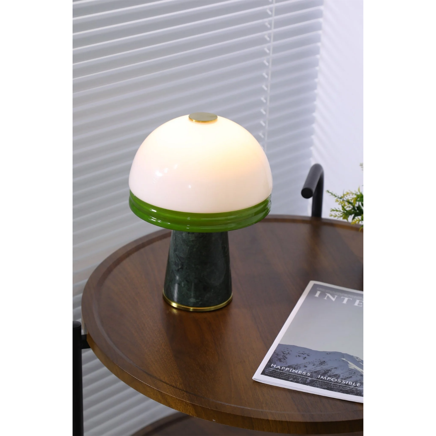 Velura Narrow Marble Table Lamp