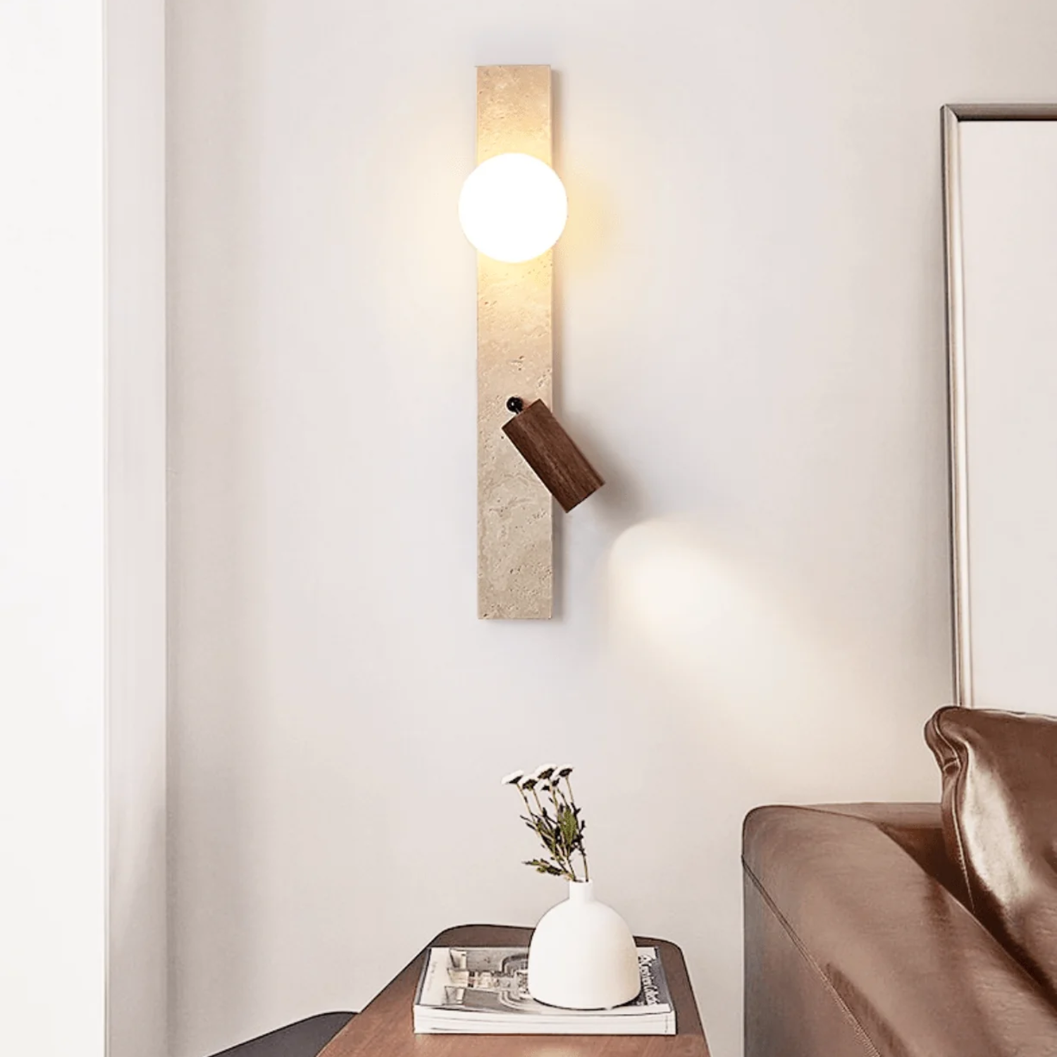Kelismon Natural Stone Wall Light