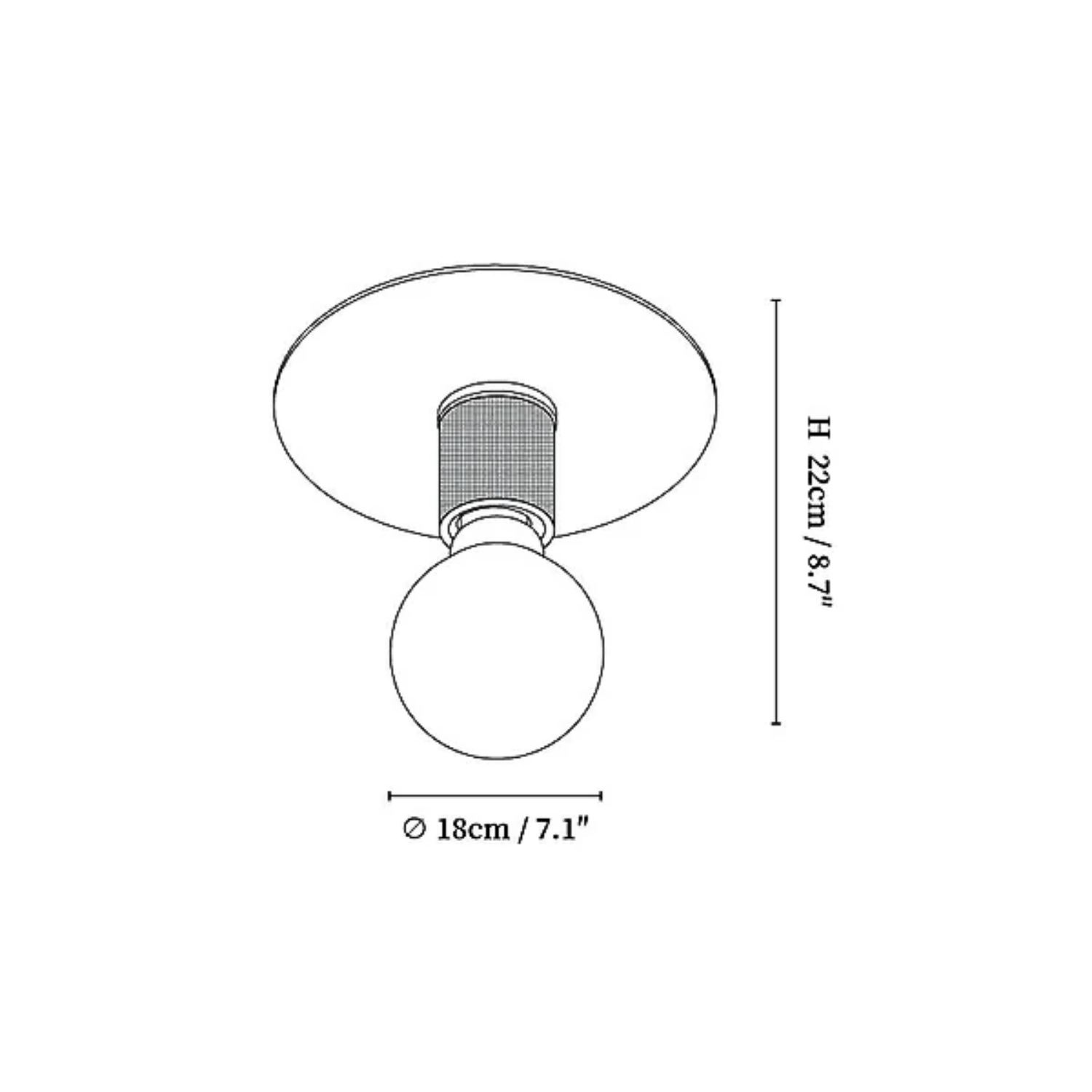 Poluso Ceiling Light