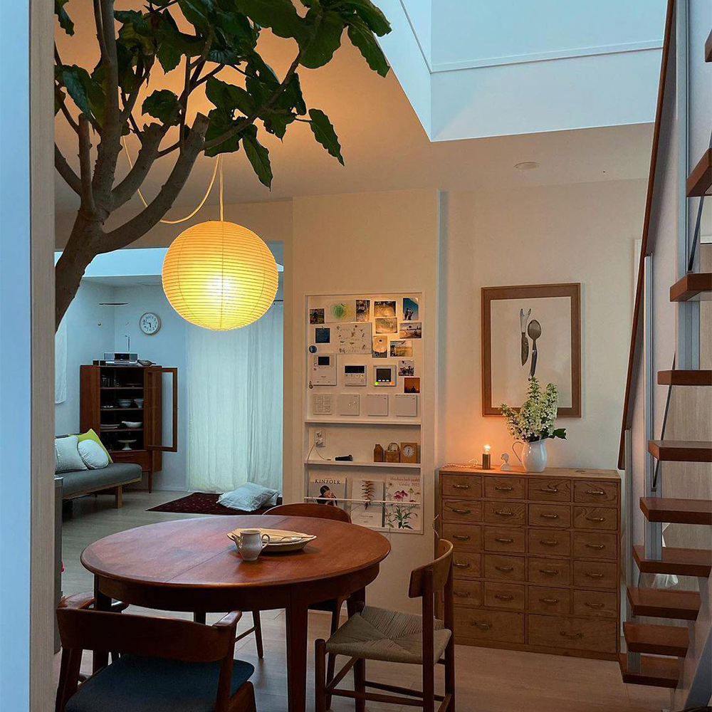 Papezo Vintage Paper Pendant Light