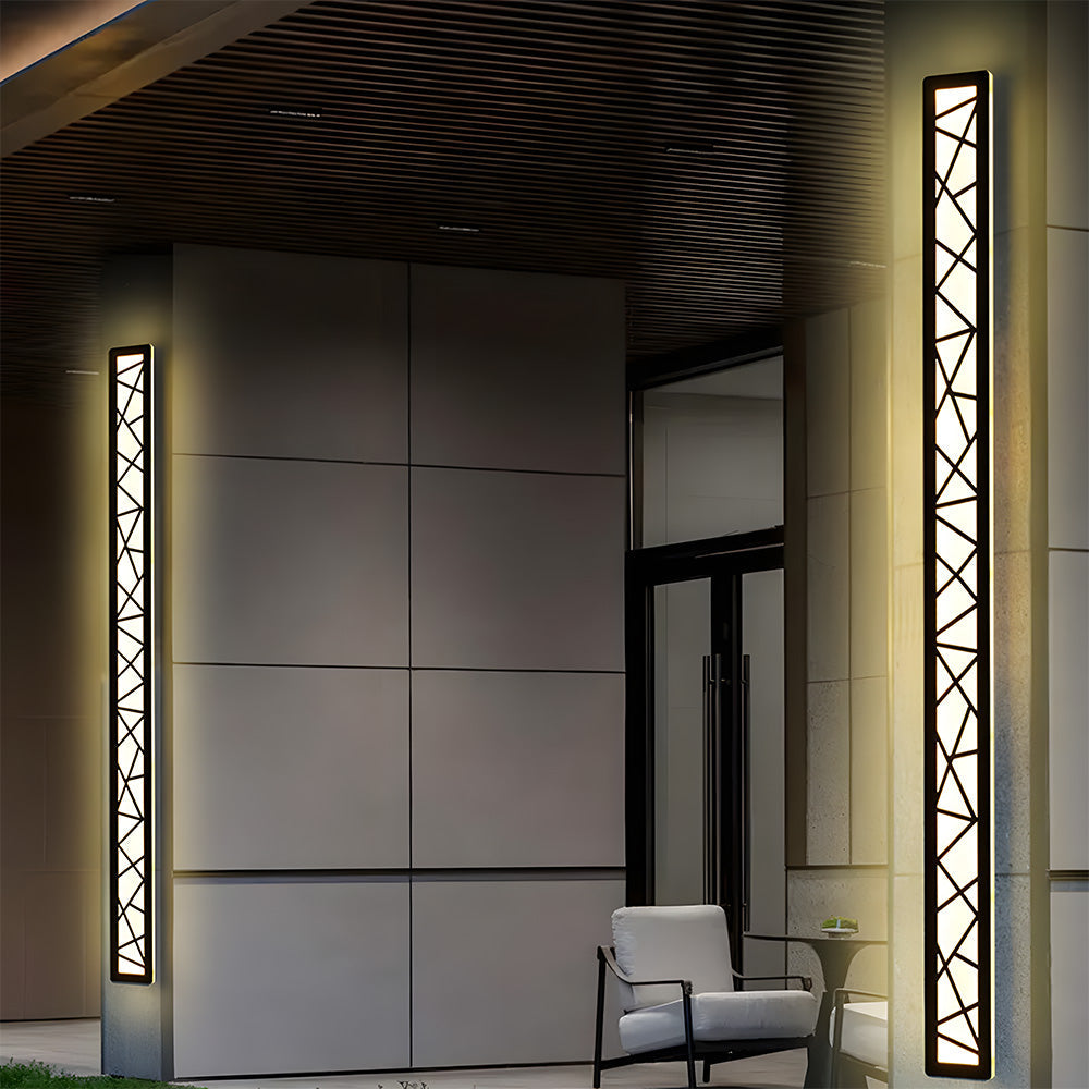 Blockshape Wall Light For Outside