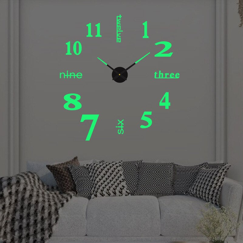 3D Creative Wall Clock