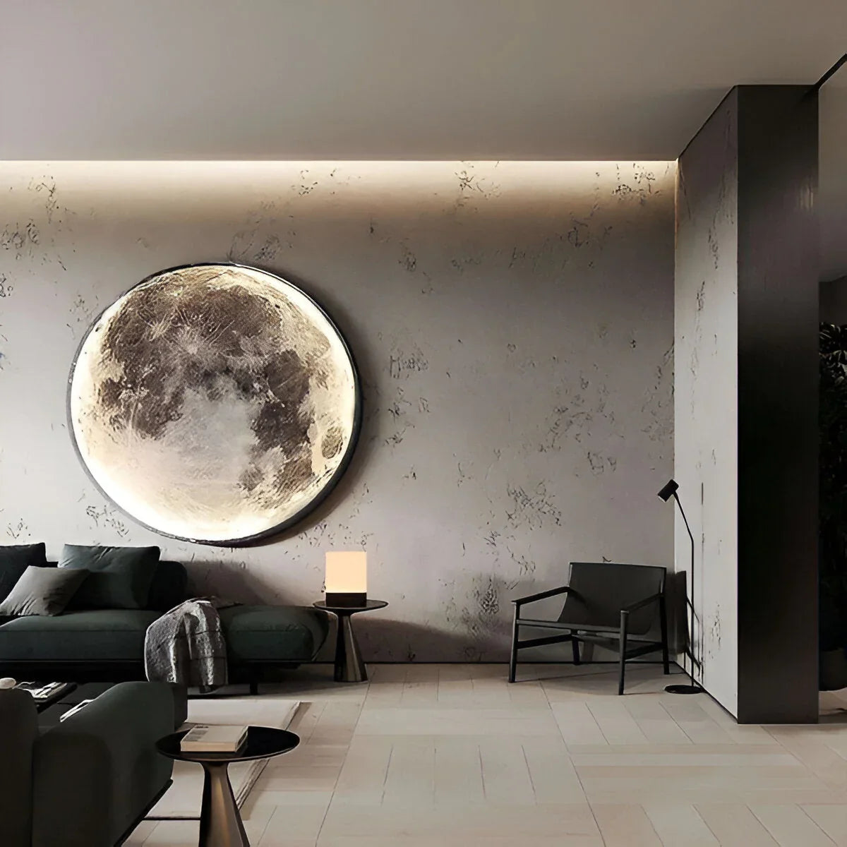 Eclipse Moon Design Wall Light