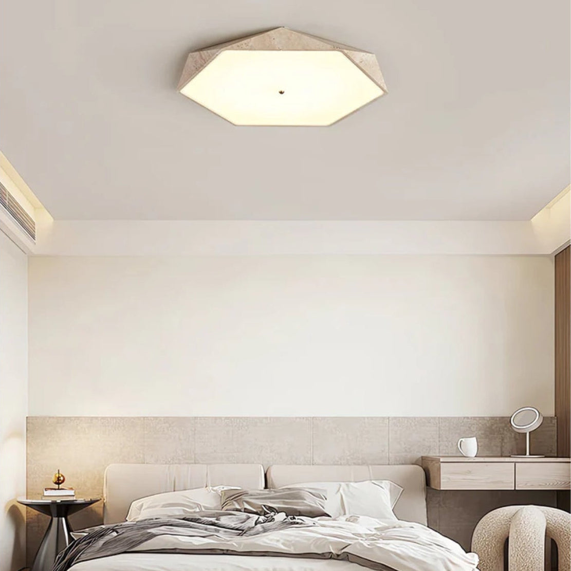 Hocesa Natural Stone Ceiling Light