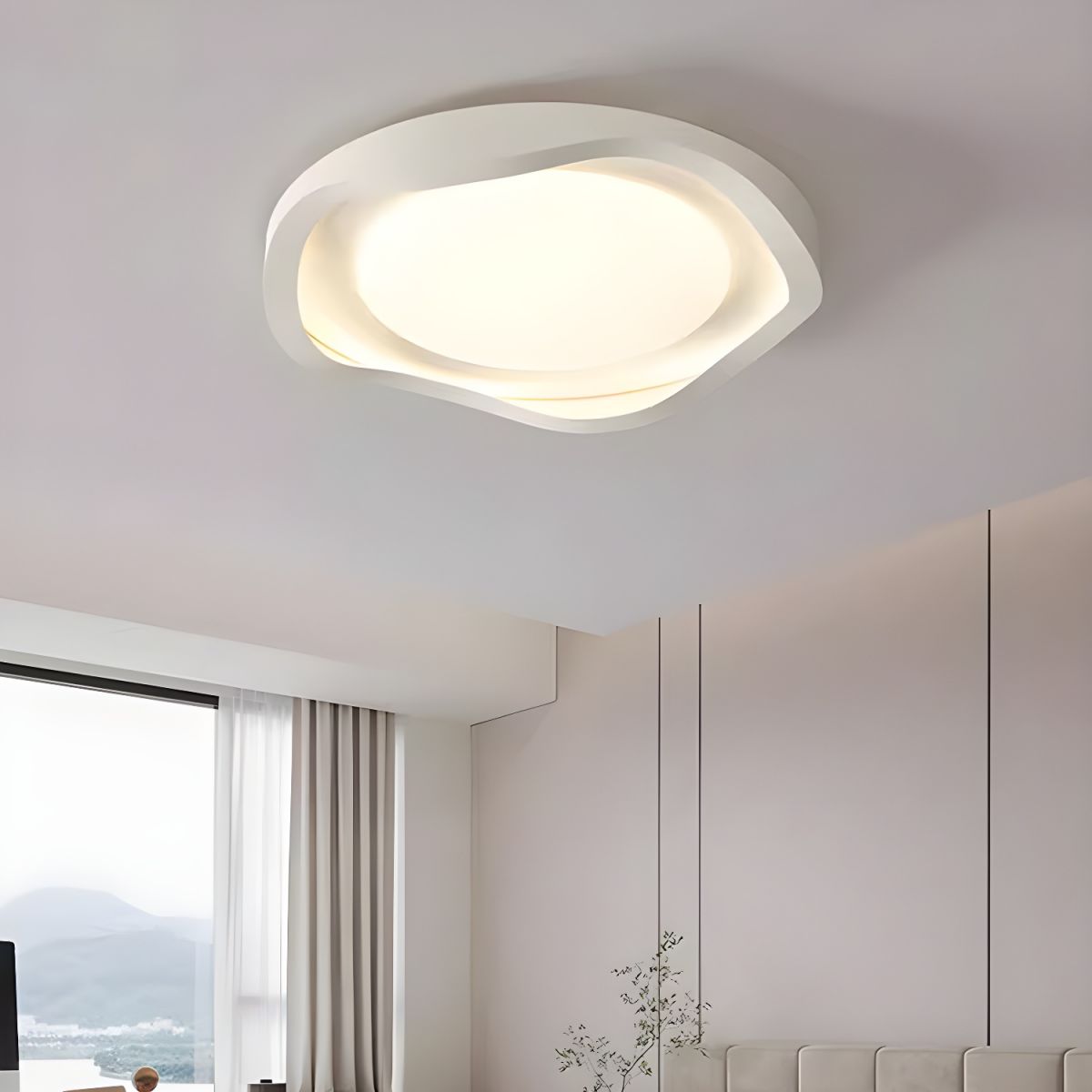 Dome Waved Ceiling Light
