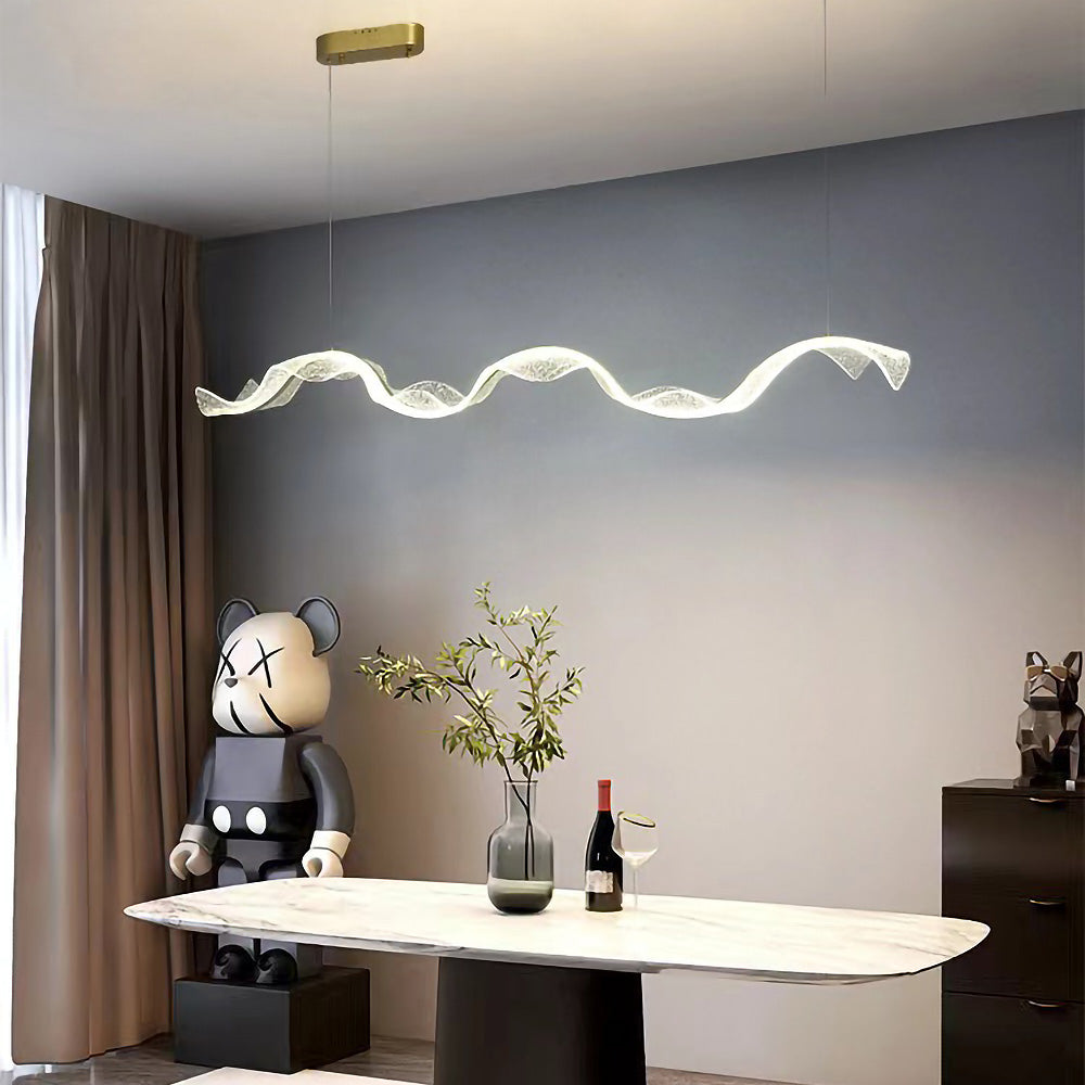 Wave Dome Pendant Light