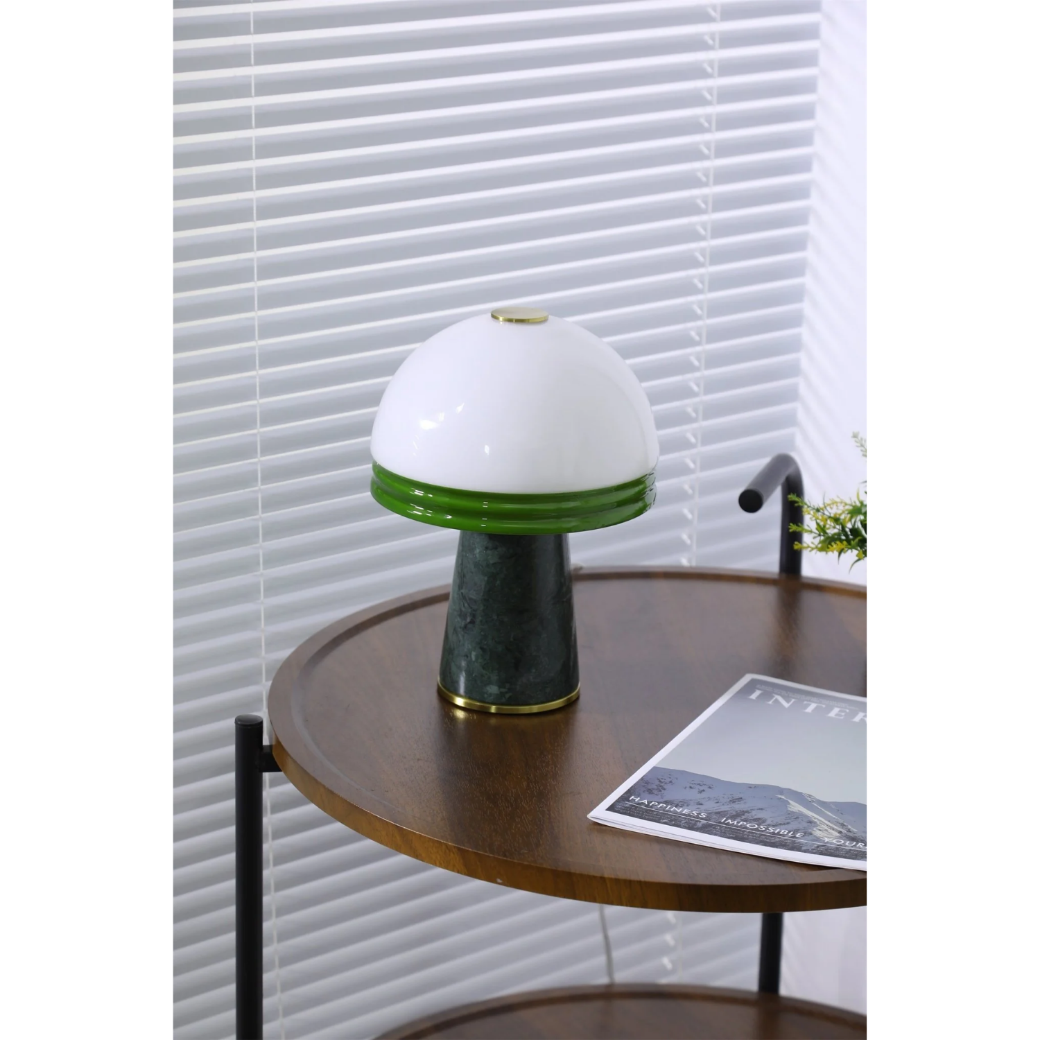 Velura Narrow Marble Table Lamp