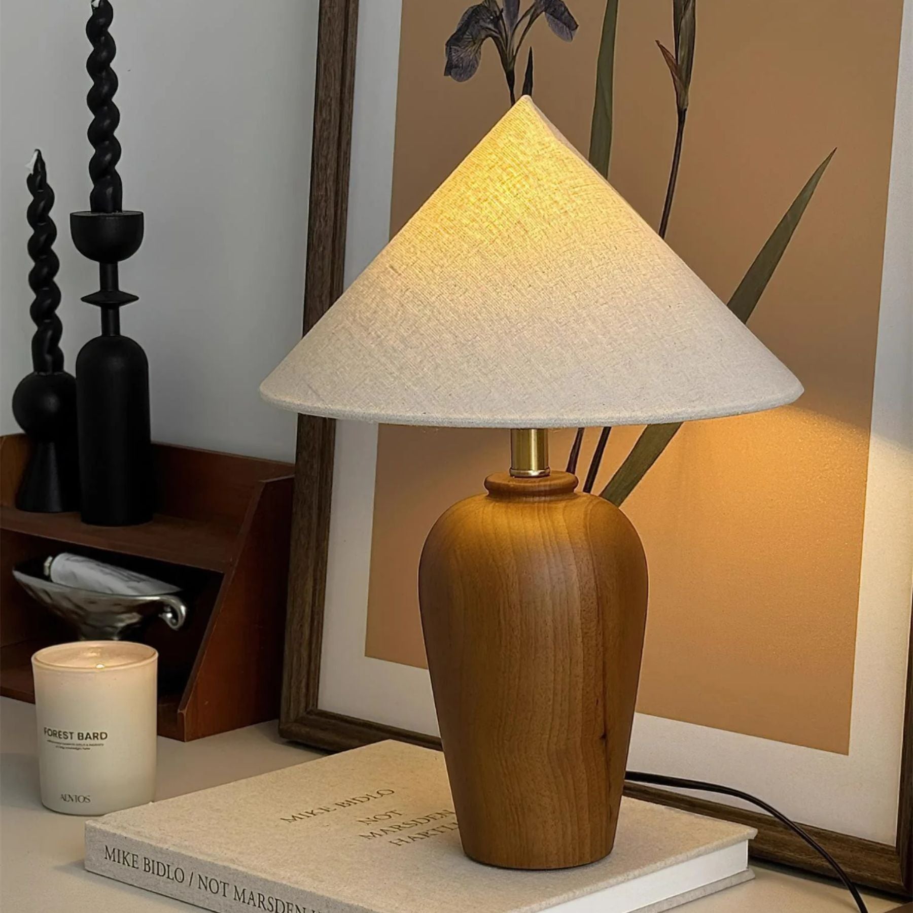 Brevo Wooden Table Lamp