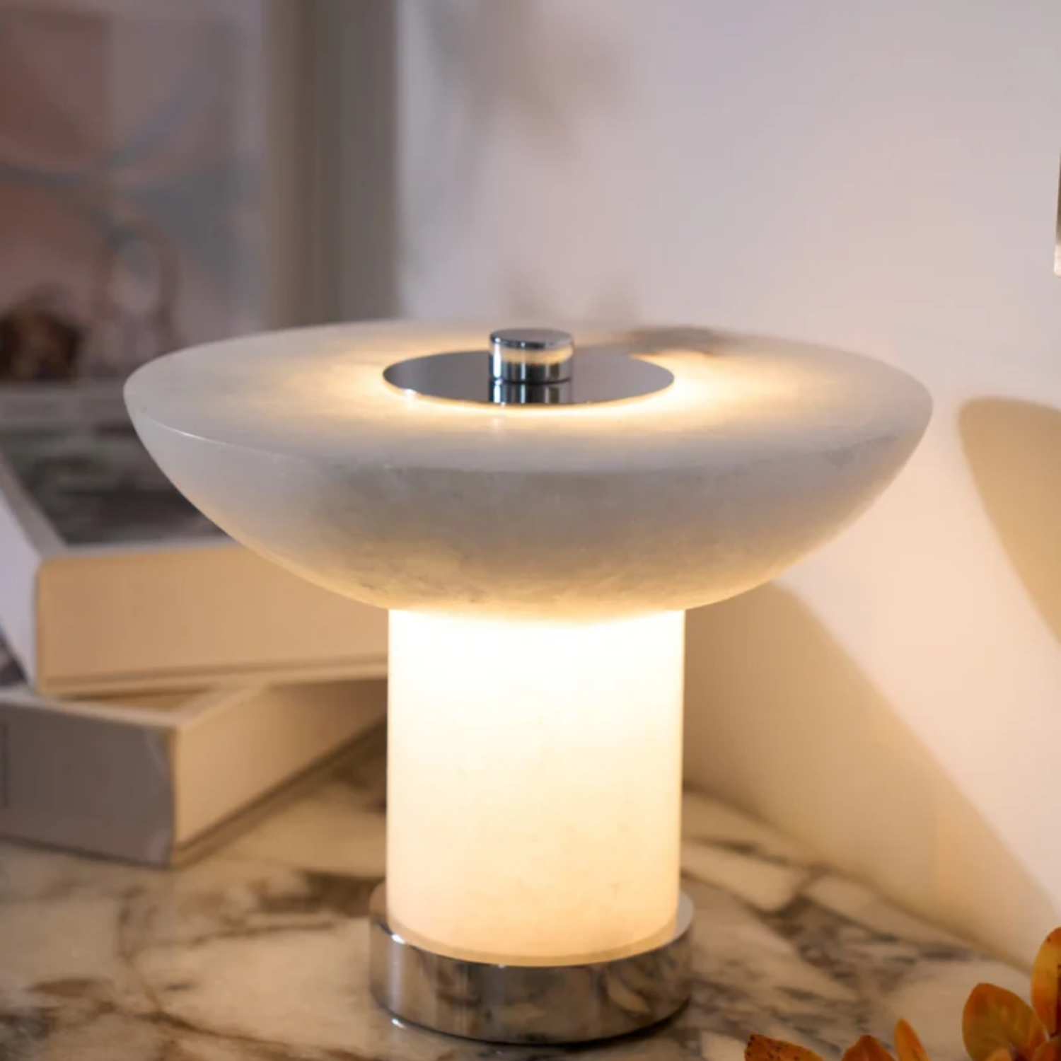 Aesmoze Alabaster Table Lamp