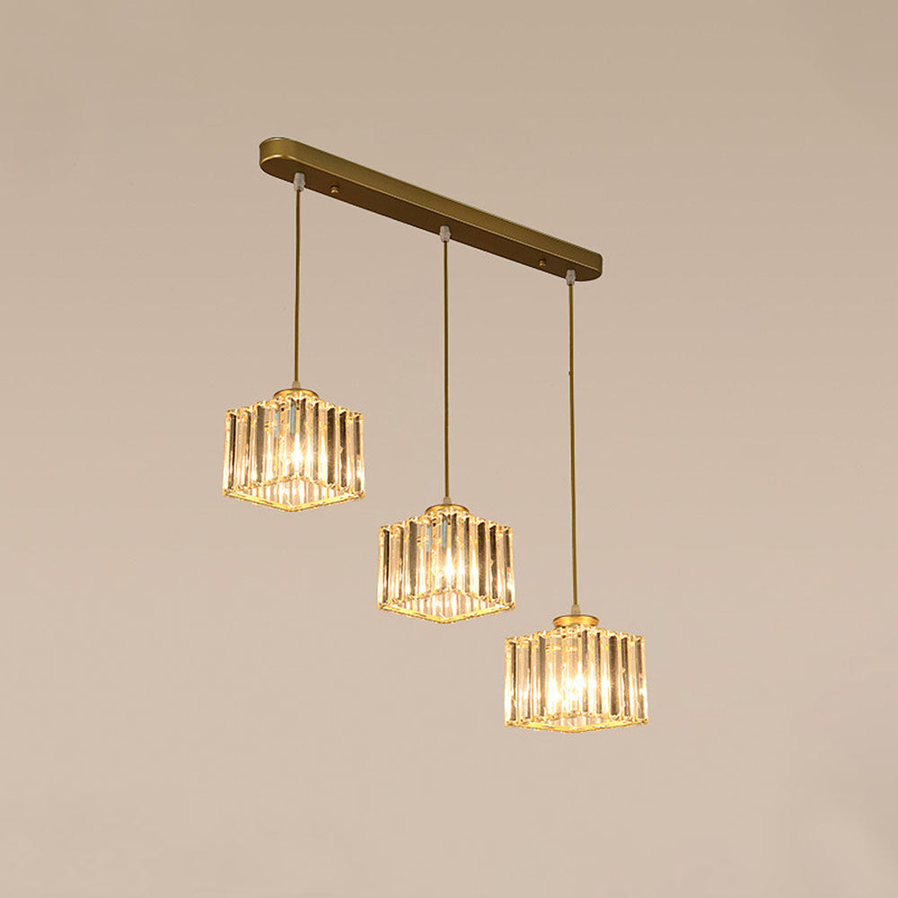 Multi-Head Crystal Pendant Light