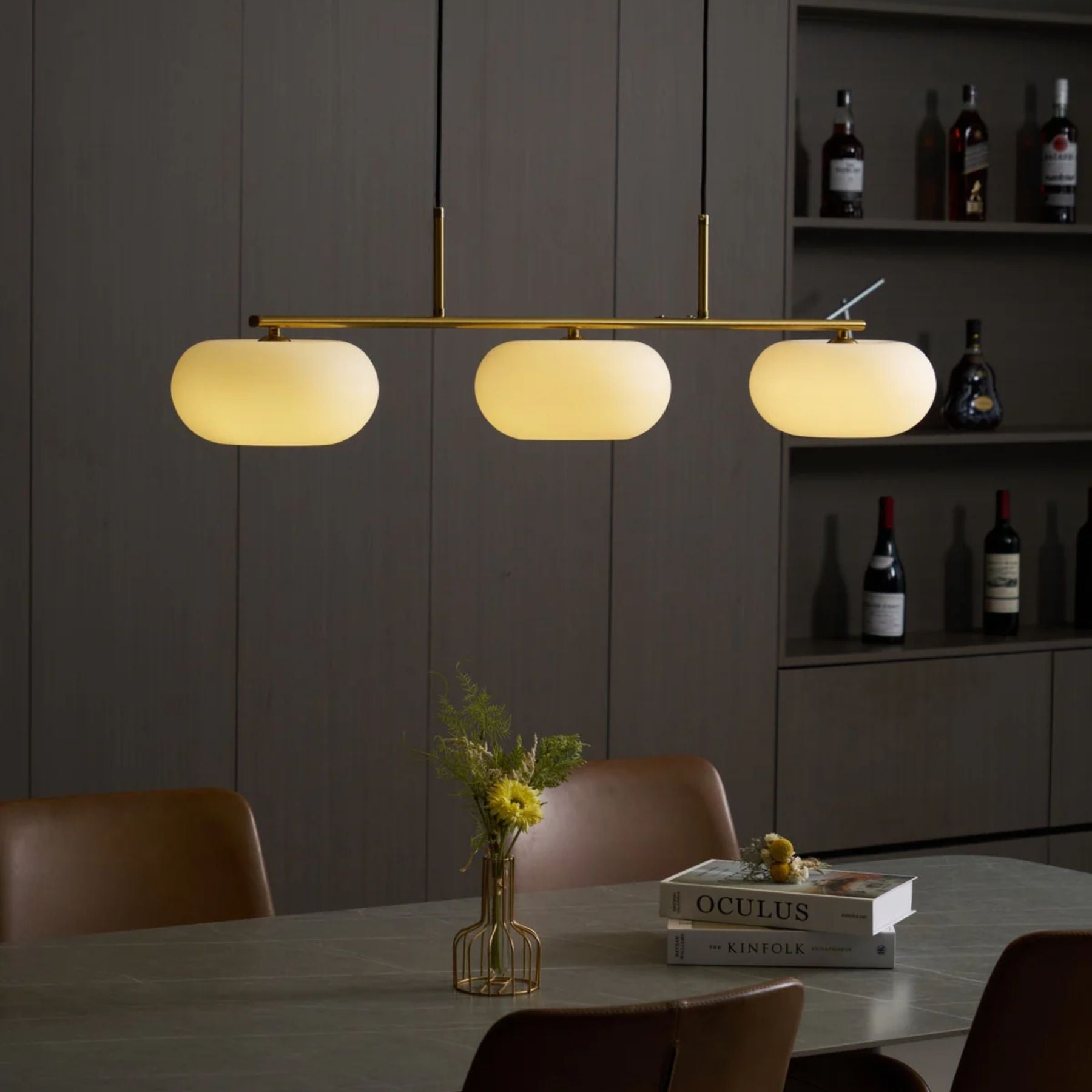 Plezano Triple Pendant Light