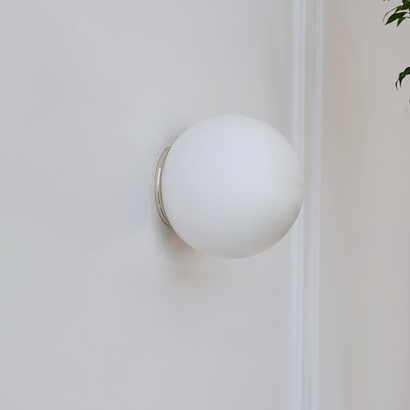Glass Mini Globe Wall Light