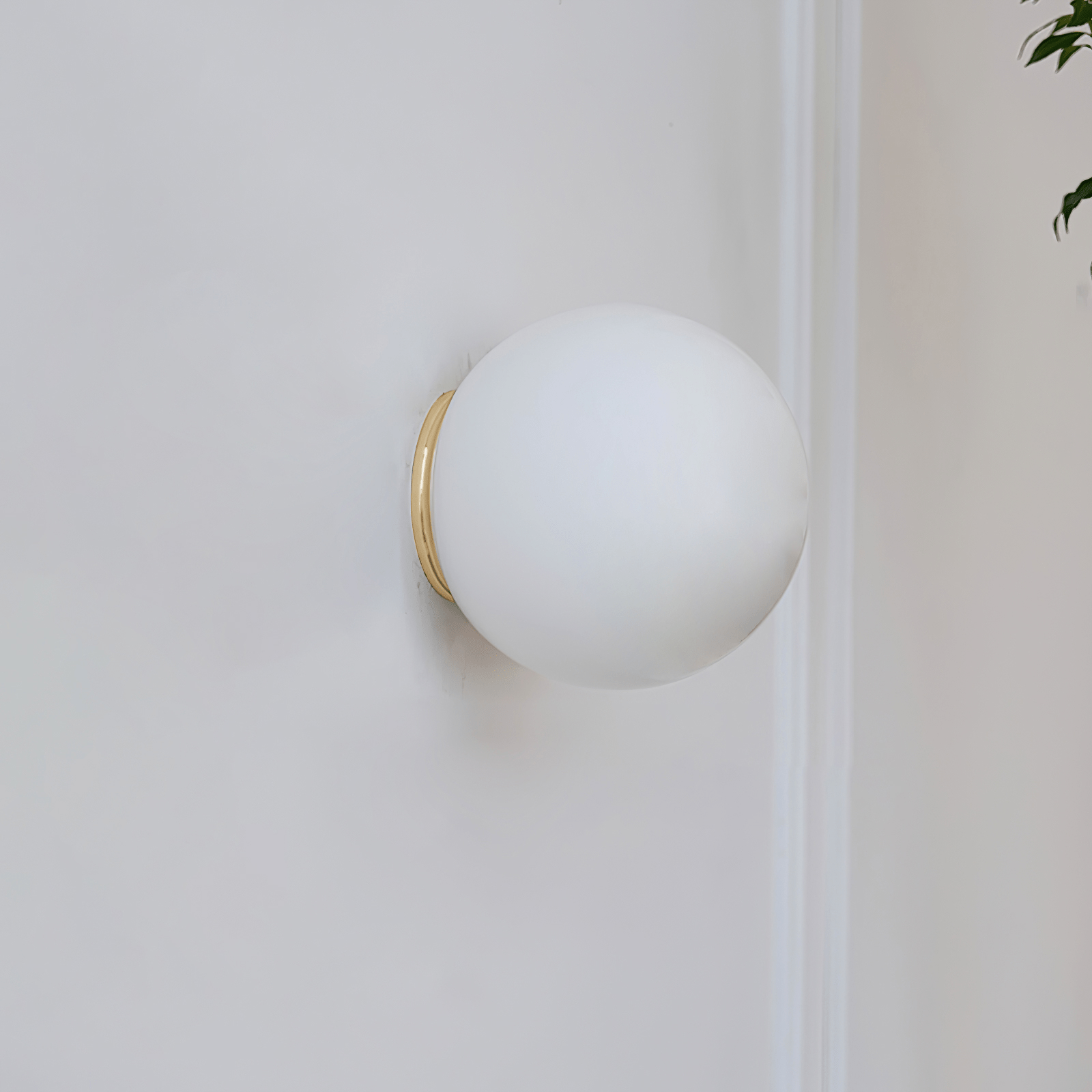 Glass Mini Globe Wall Light