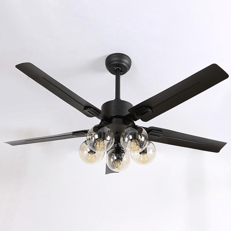 Elson Vintage Black Ceiling Fan