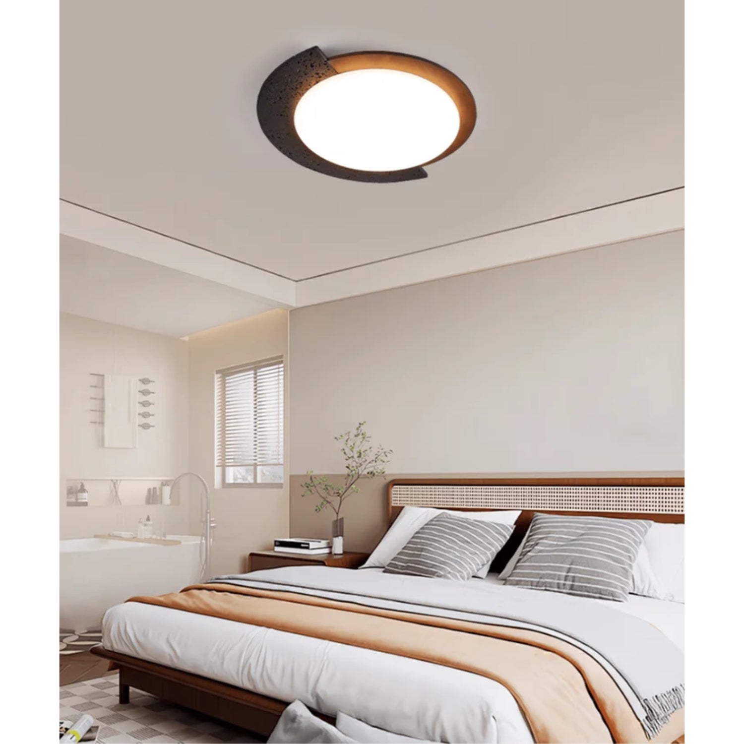 Blocesn Stone Ceiling Light