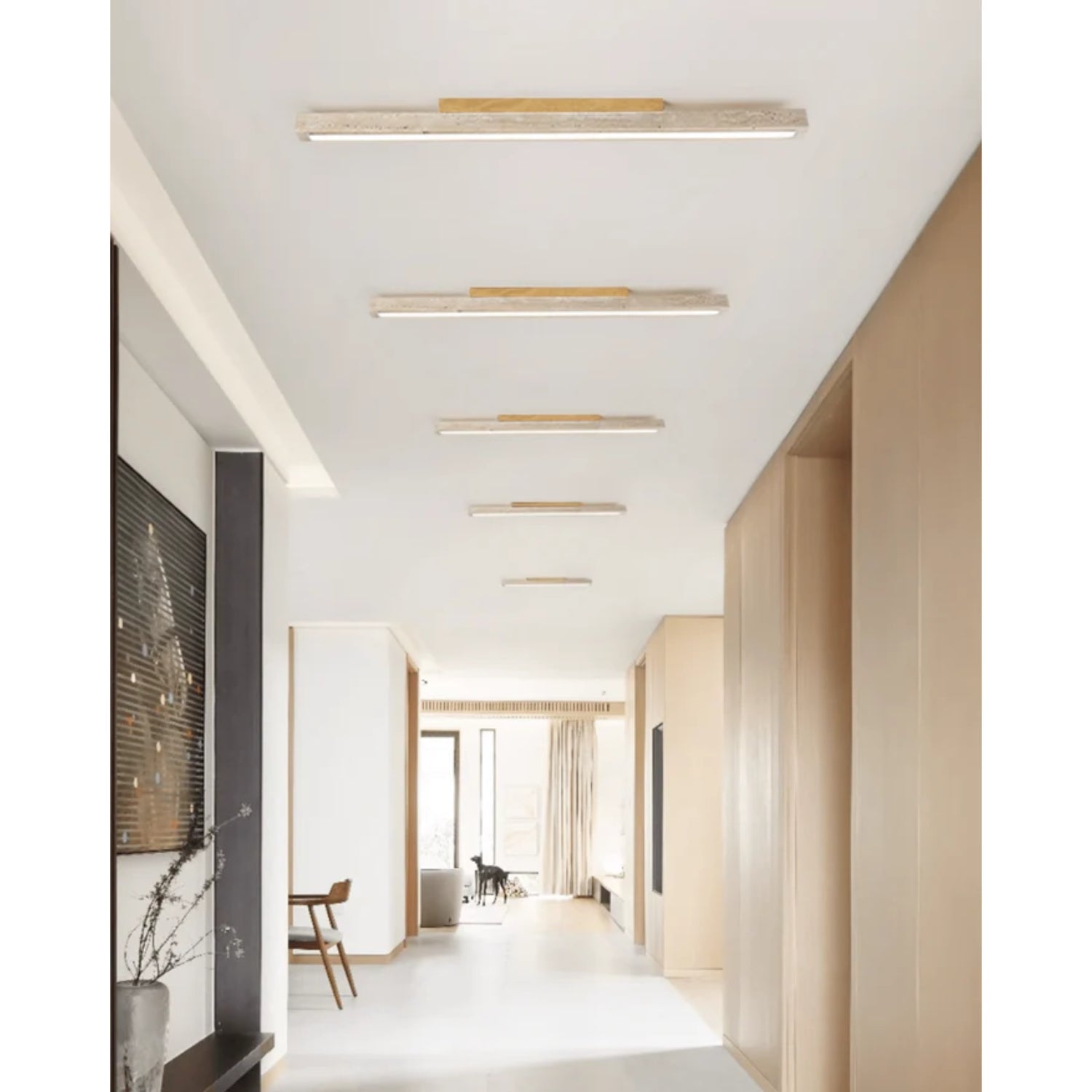 Comele Natural Stone Ceiling Light