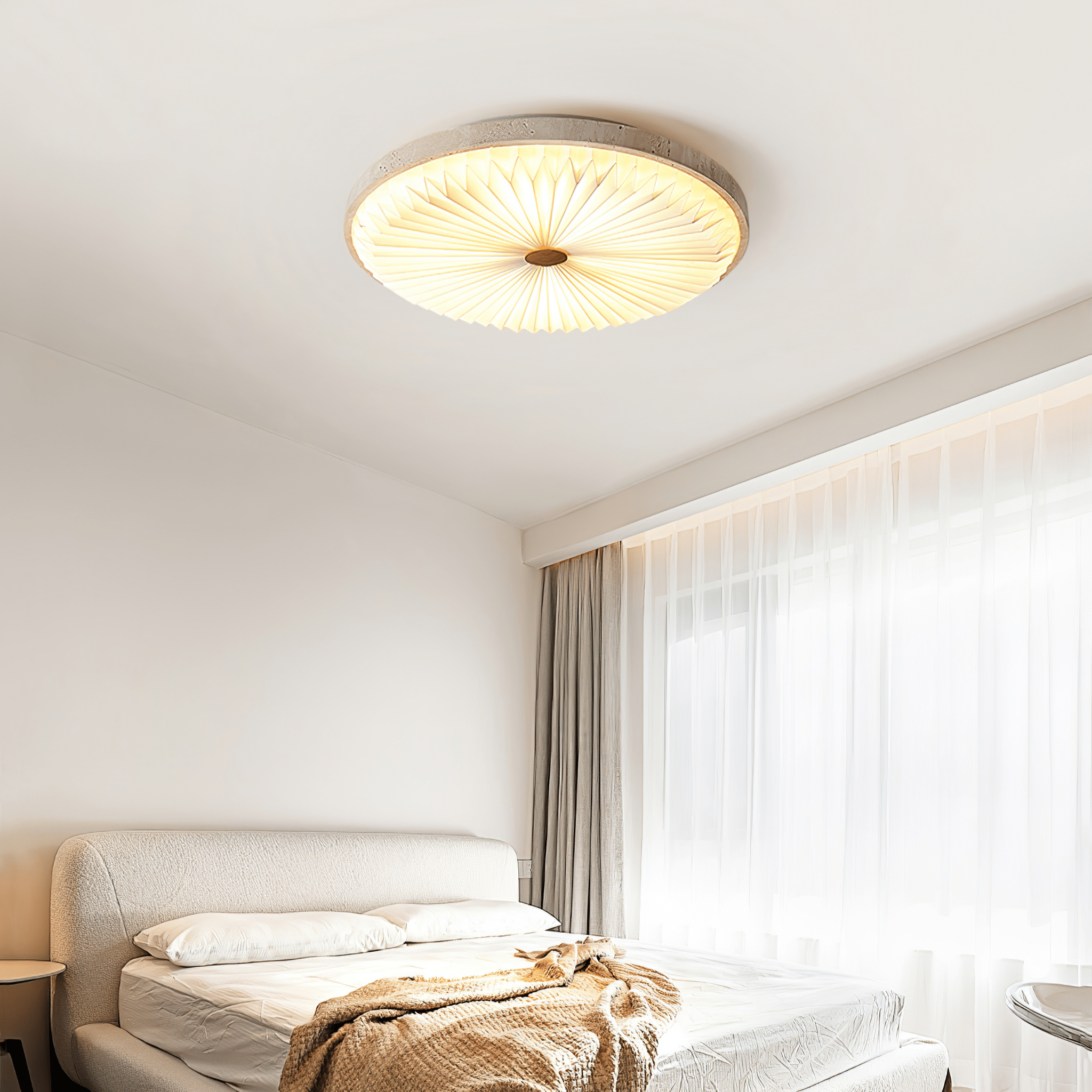 Lemesca Natural Stone Ceiling Light
