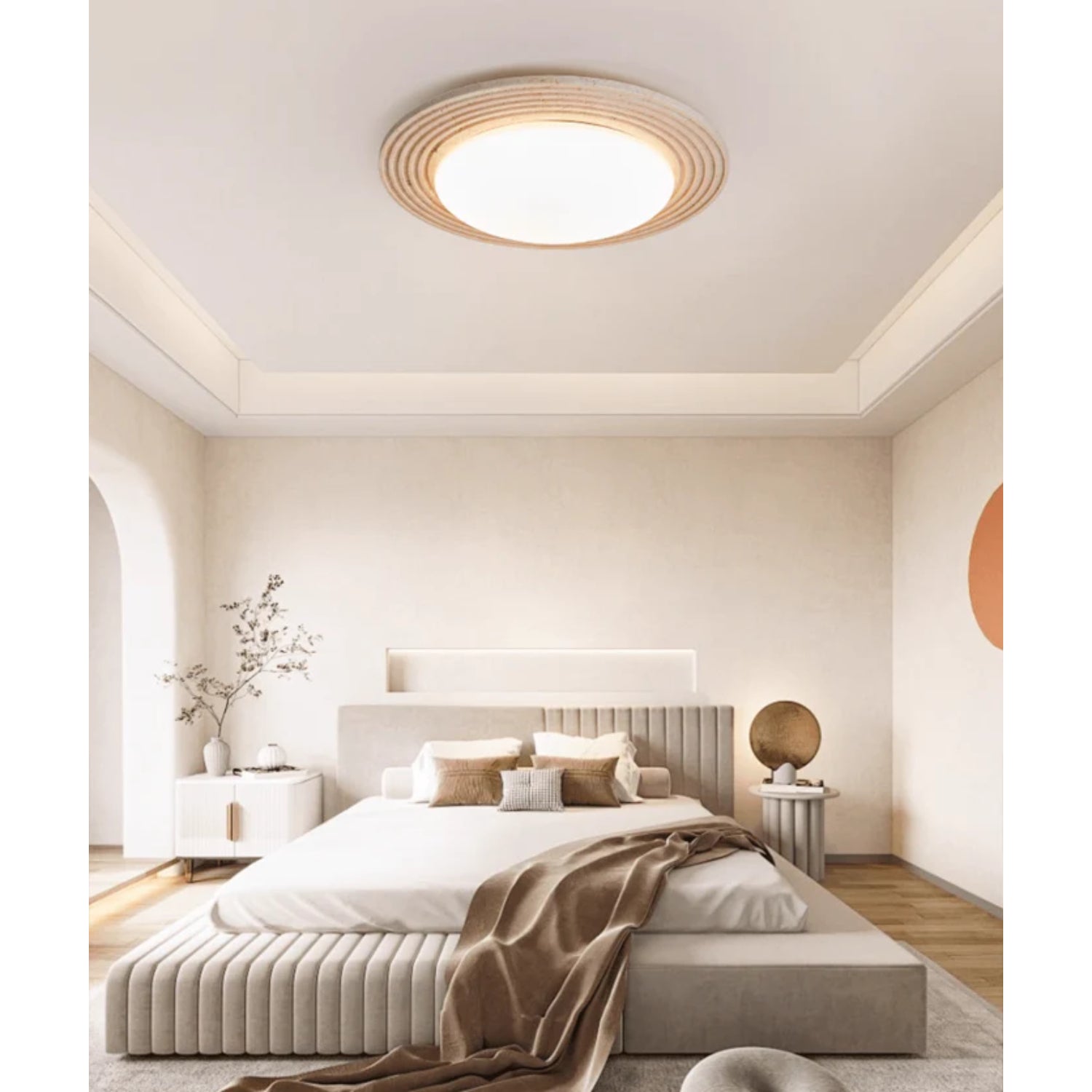 Telmalun Natural Stone Ceiling Light