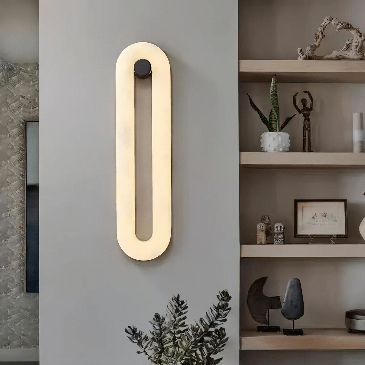 Lopoze Alabaster Wall Light