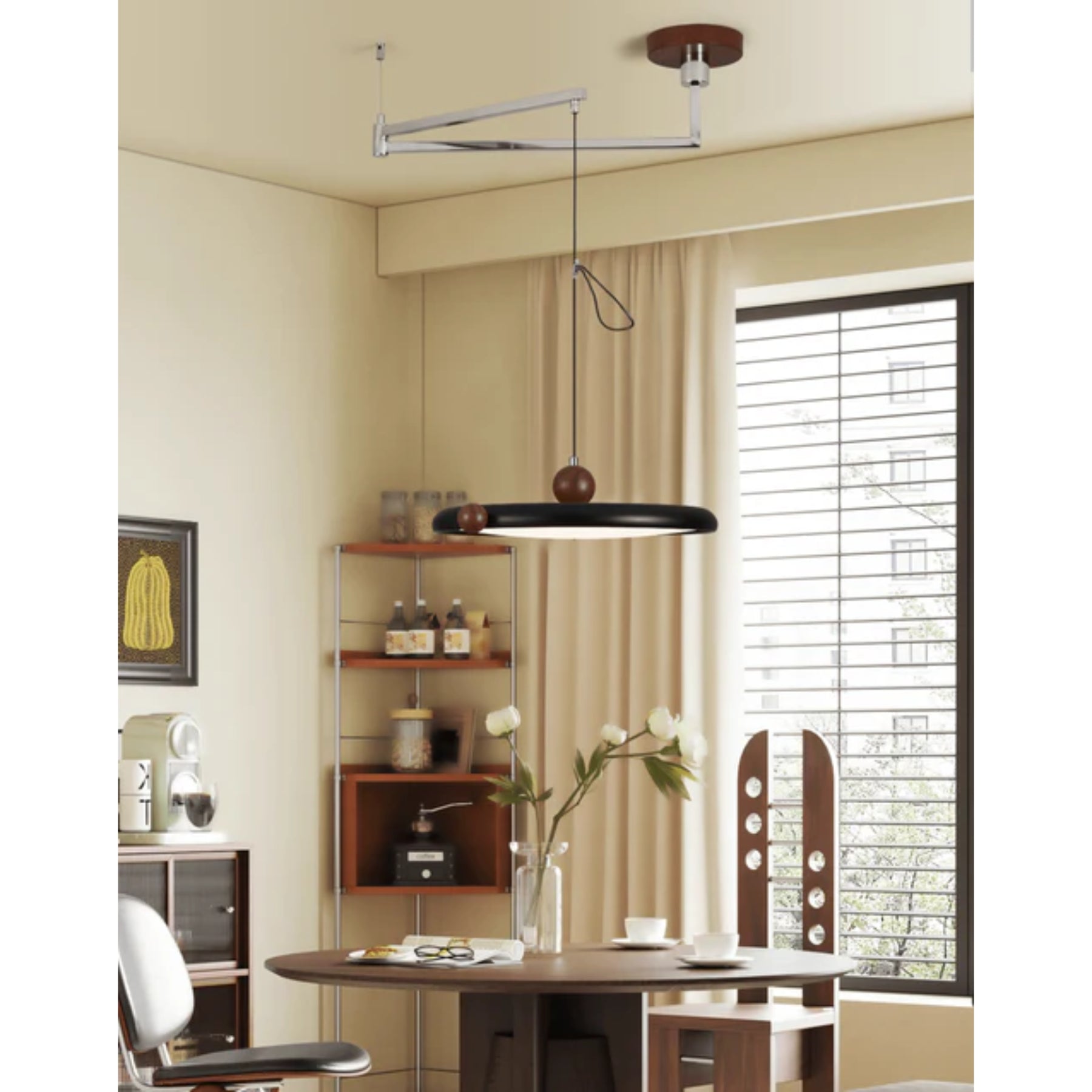 Ember Swing Arm Pendant Light
