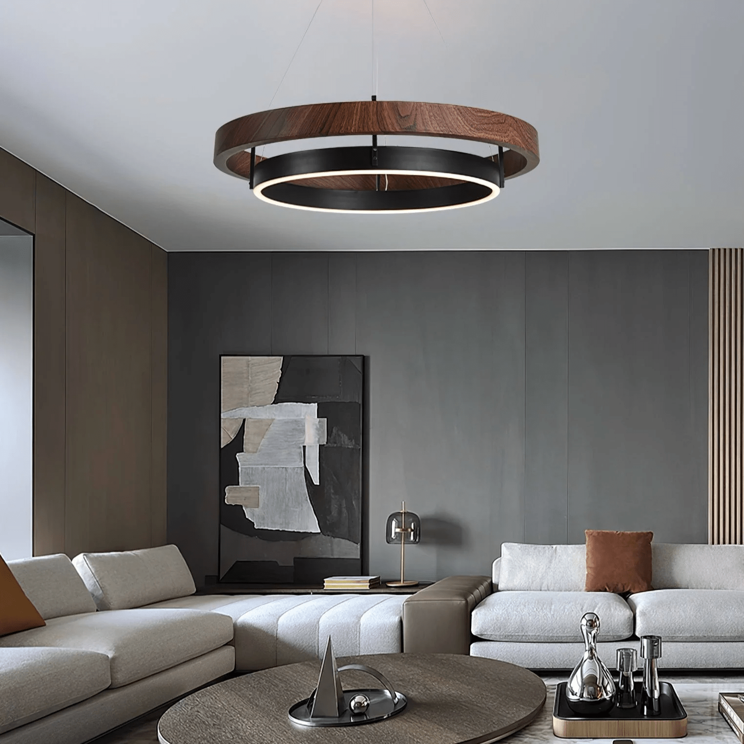 Loahes Ring-Shaped Pendant Light