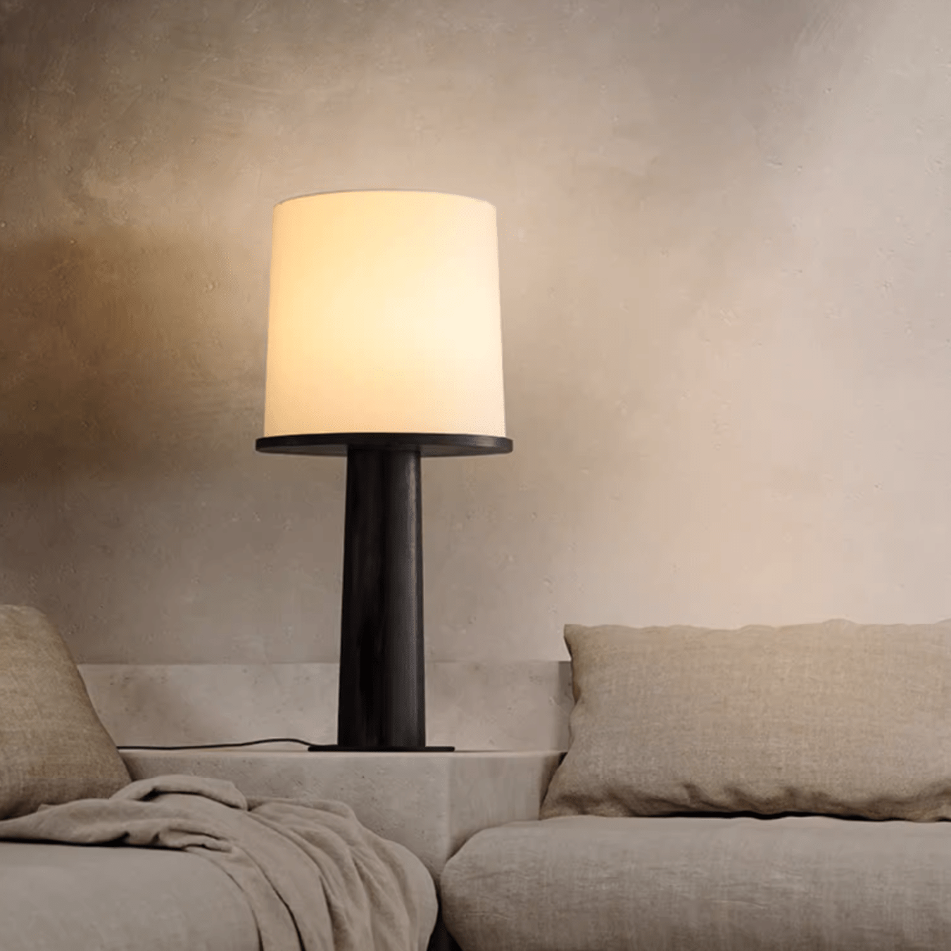Teza Wooden Table Lamp