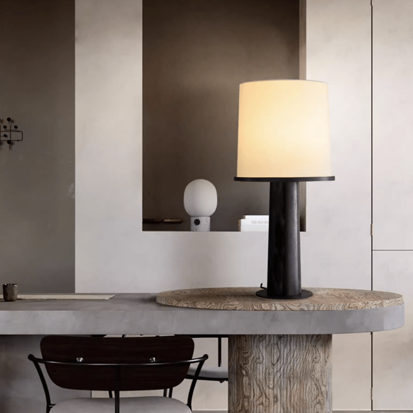 Teza Wooden Table Lamp