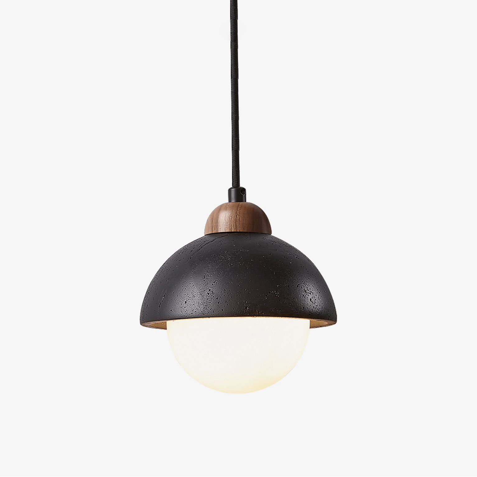 Domos Travertine Pendant Light