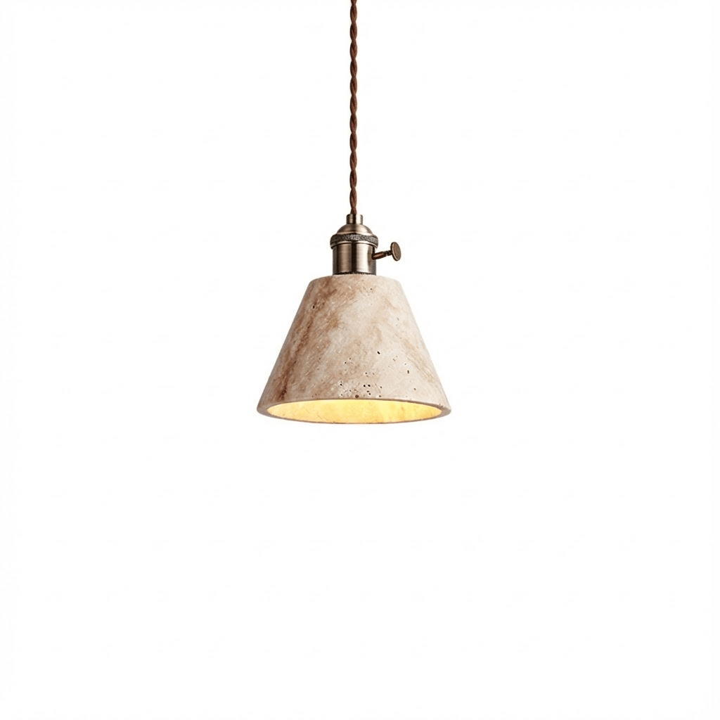 Cellos Travertine Pendant Light