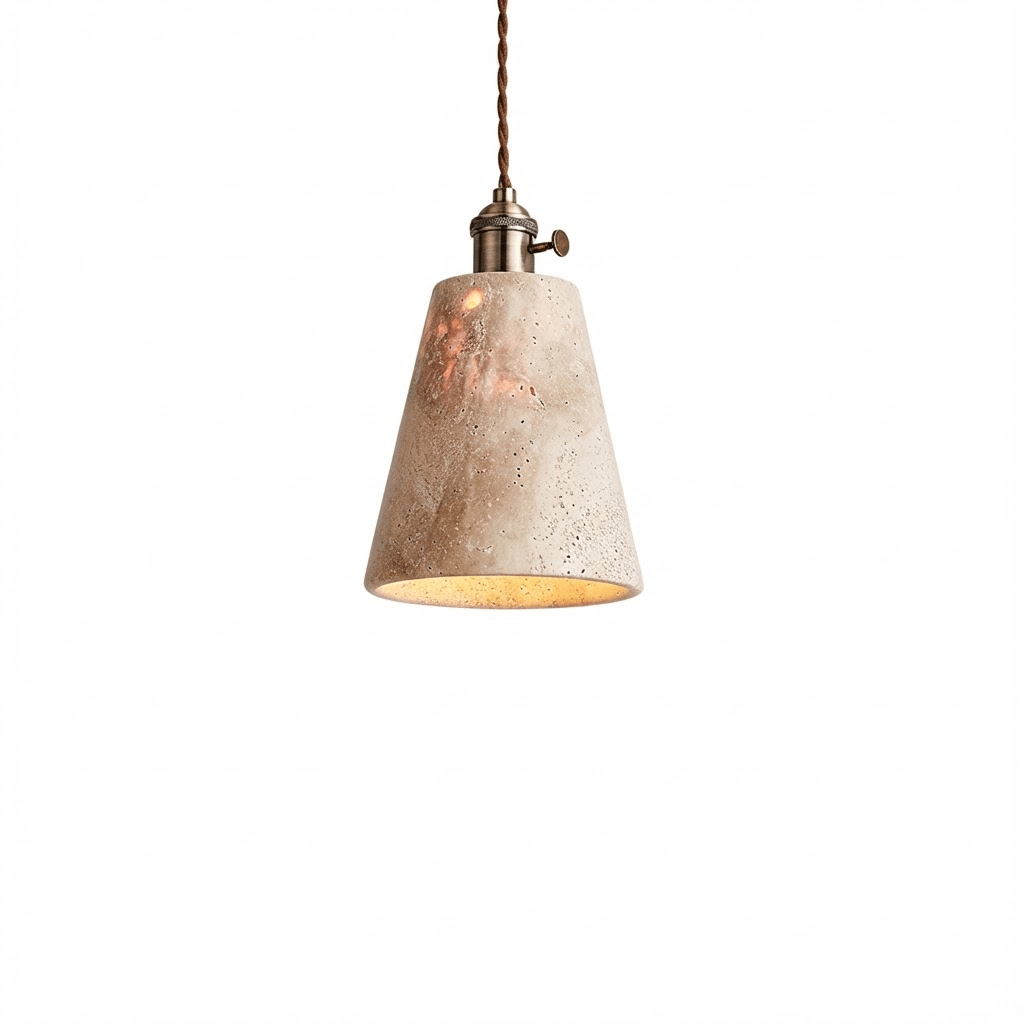 Cellos Travertine Pendant Light