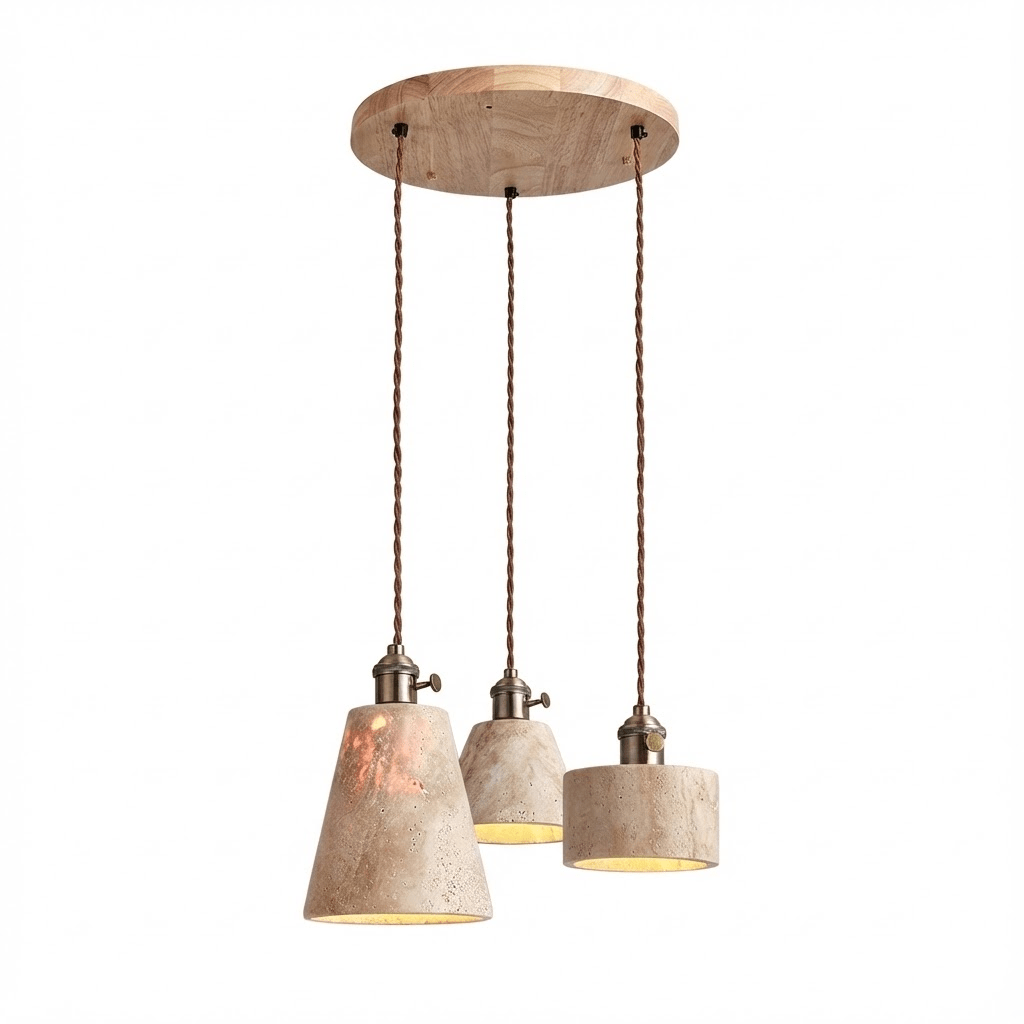 Cellos Travertine Pendant Light