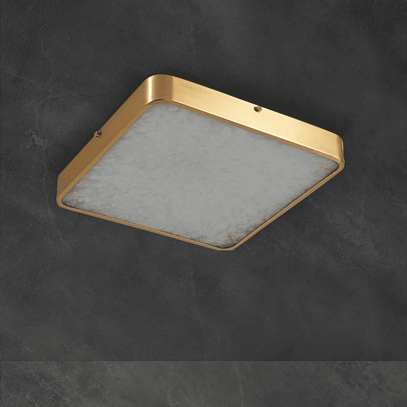 Hexano Alabaster Ceiling Light