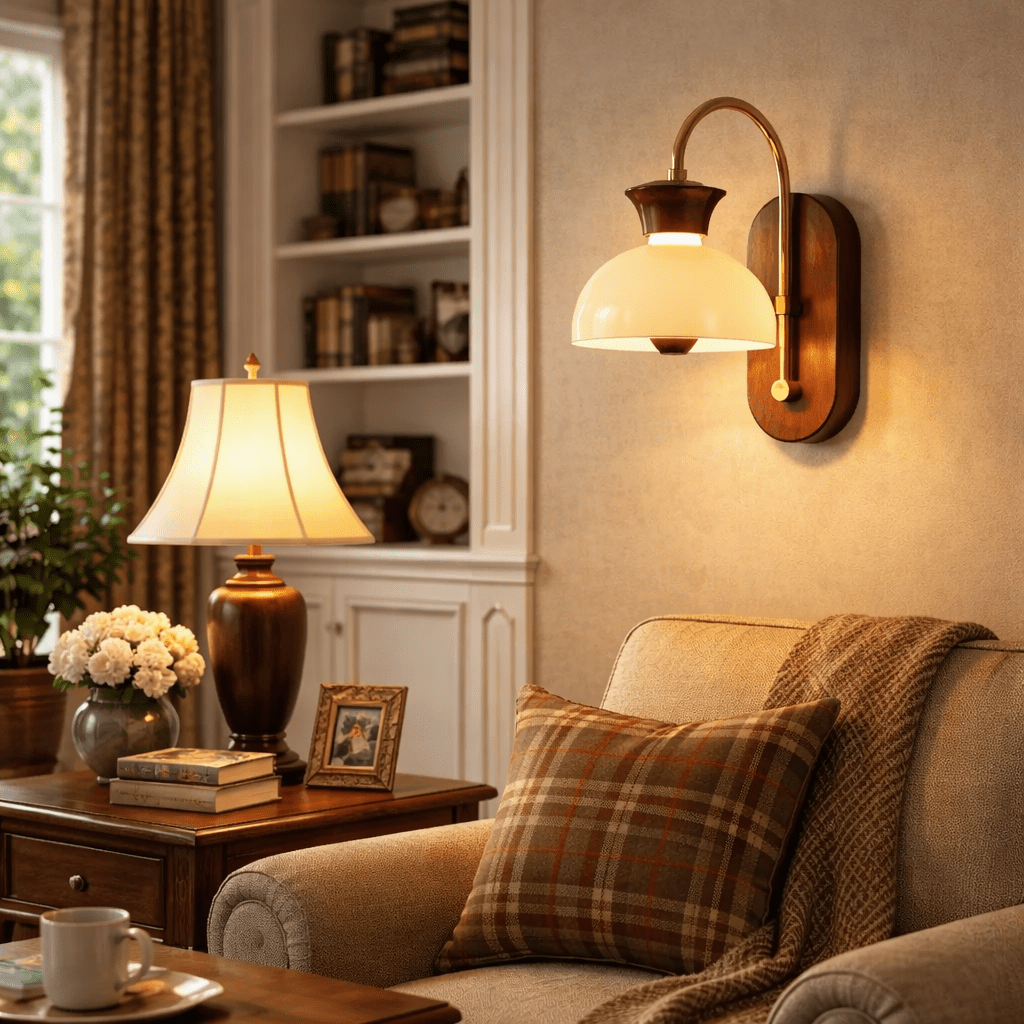 Bleso Wooden Wall Light