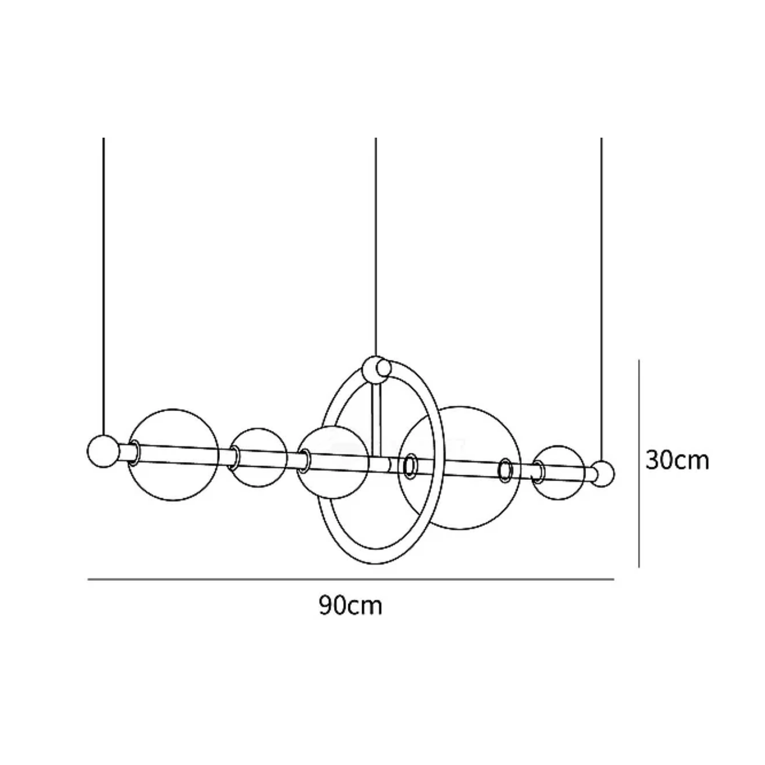 Pupelzo Linear Pendant Light