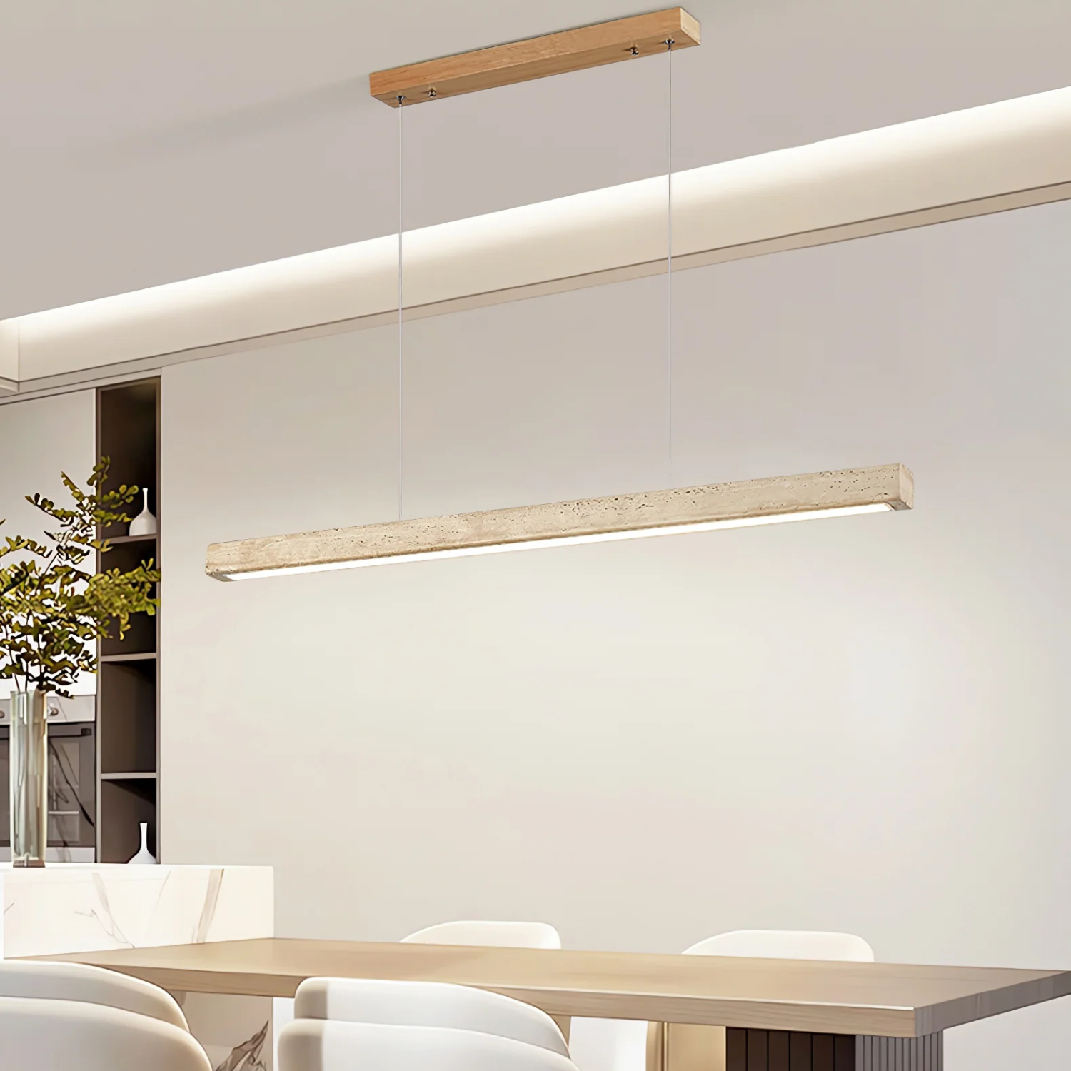 Lynaze Natural Stone Pendant Light