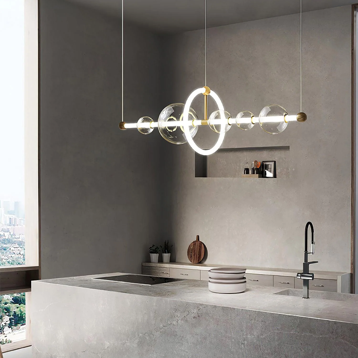Pupelzo Linear Pendant Light