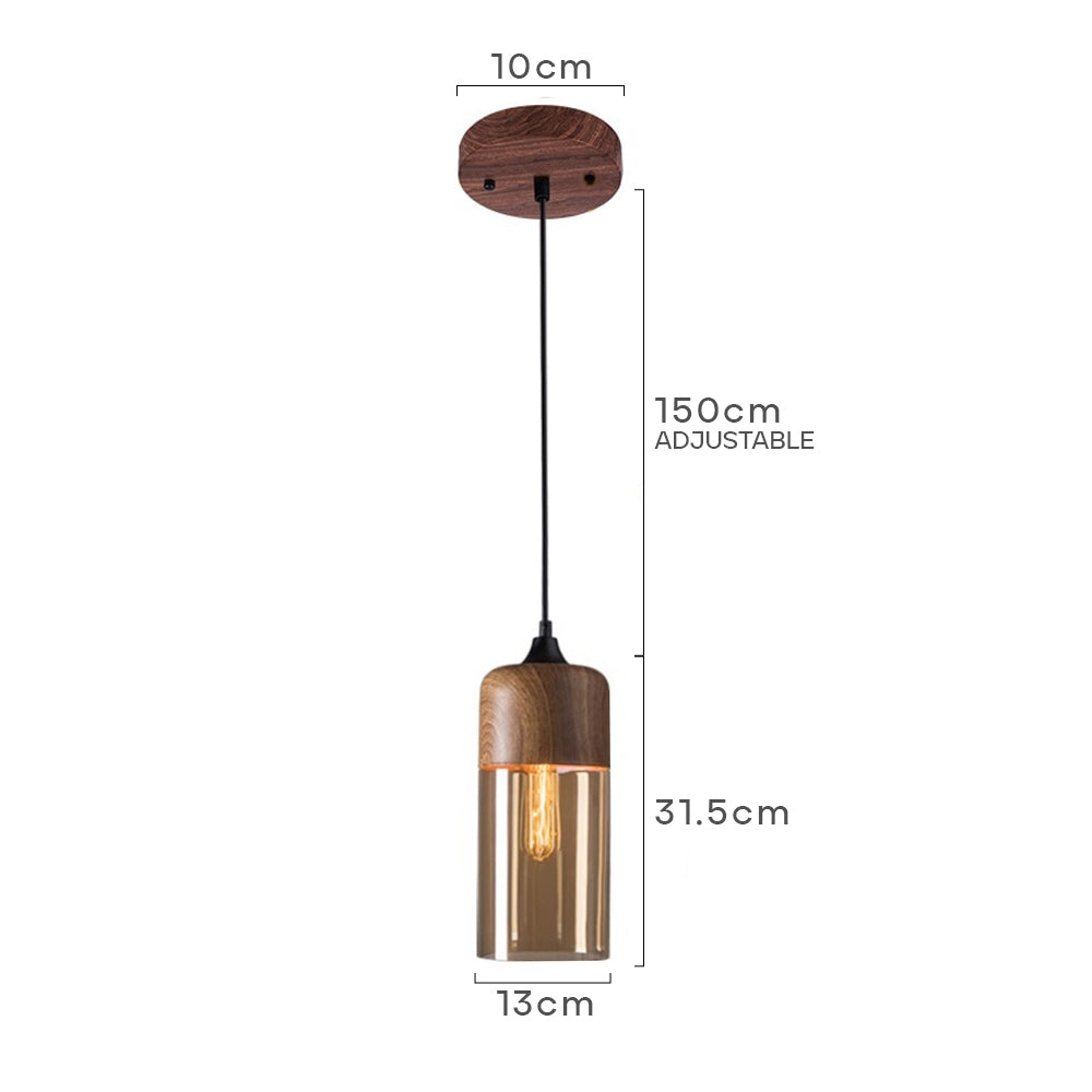 Lumetis Wooden Pendant Light