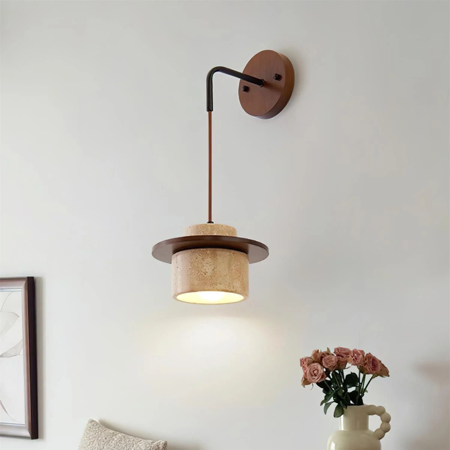 Mismon Natural Stone Wall Light