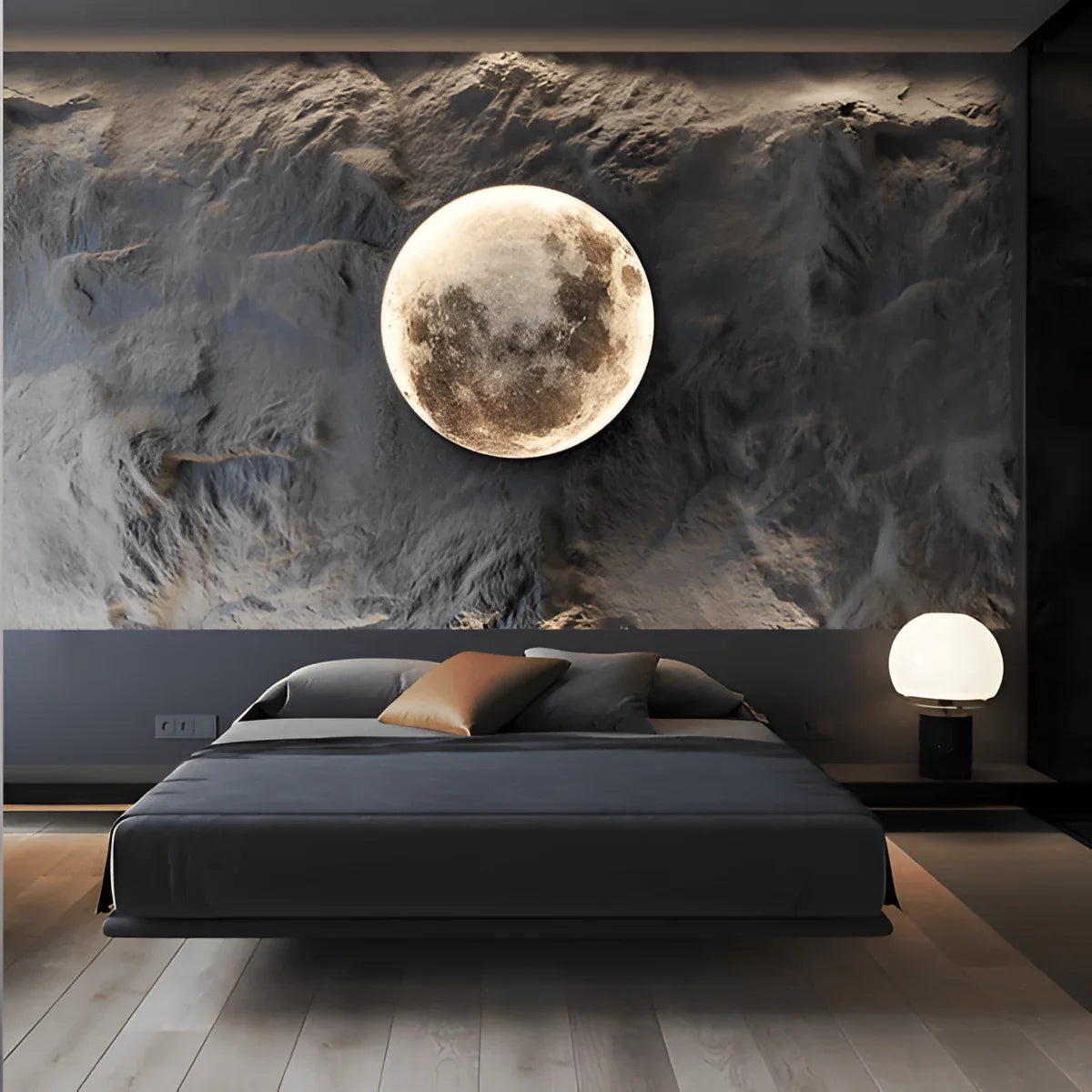 Eclipse Moon Design Wall Light