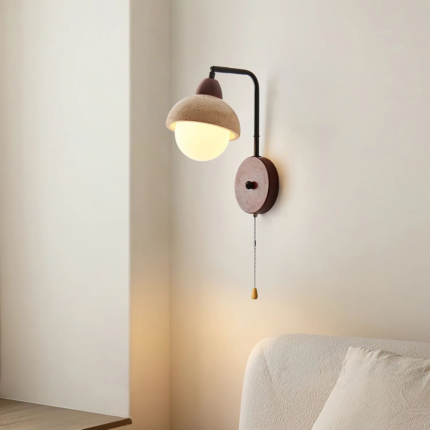 Bellemon Natural Stone Wall Light