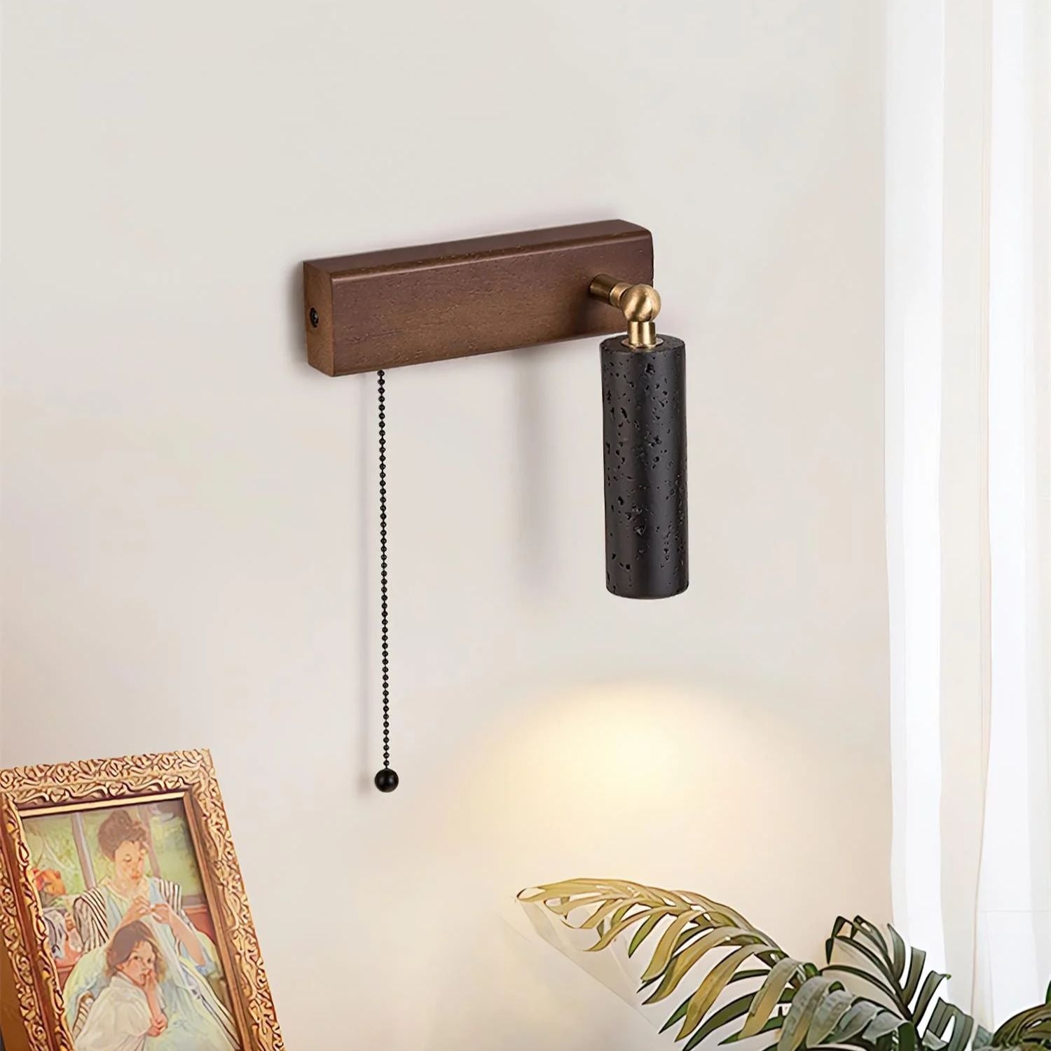 Levazy Natural Stone Wall Light