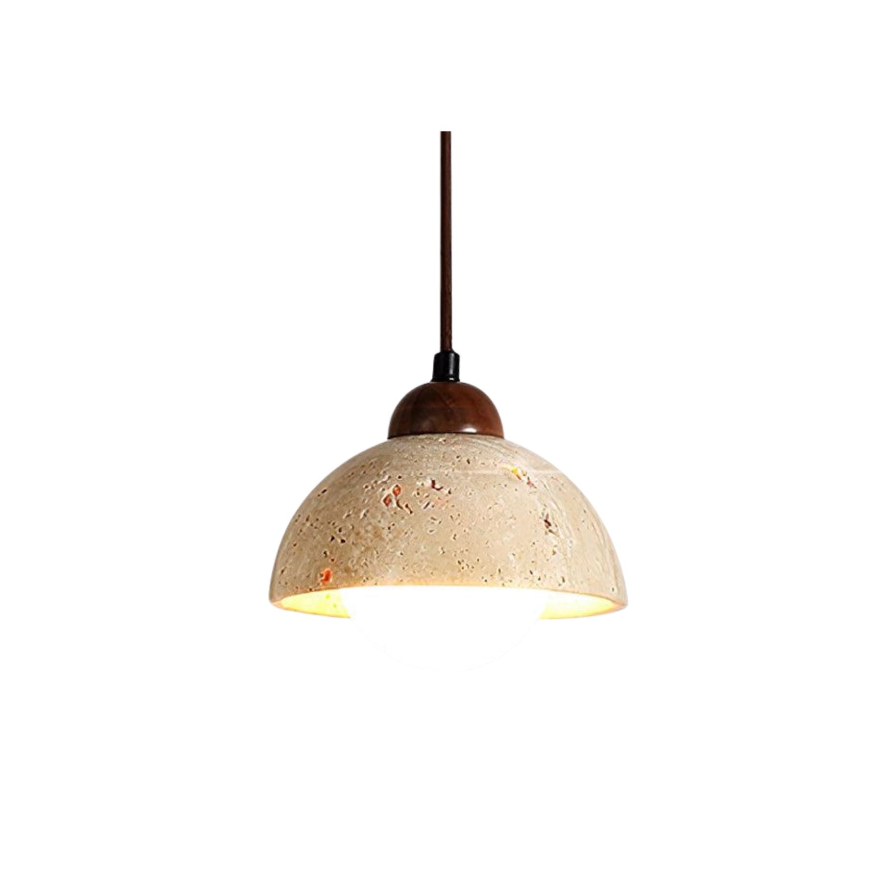 Delvoro Travertine Pendant Light