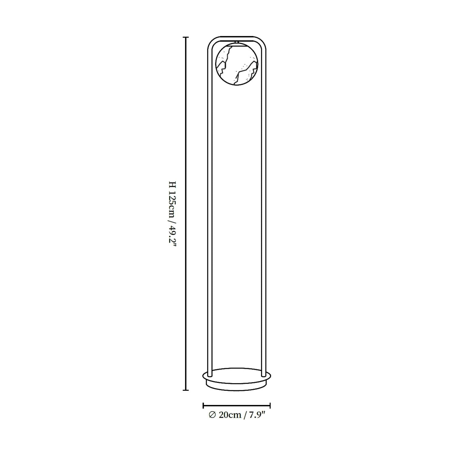 Torisca Alabaster Floor Lamp